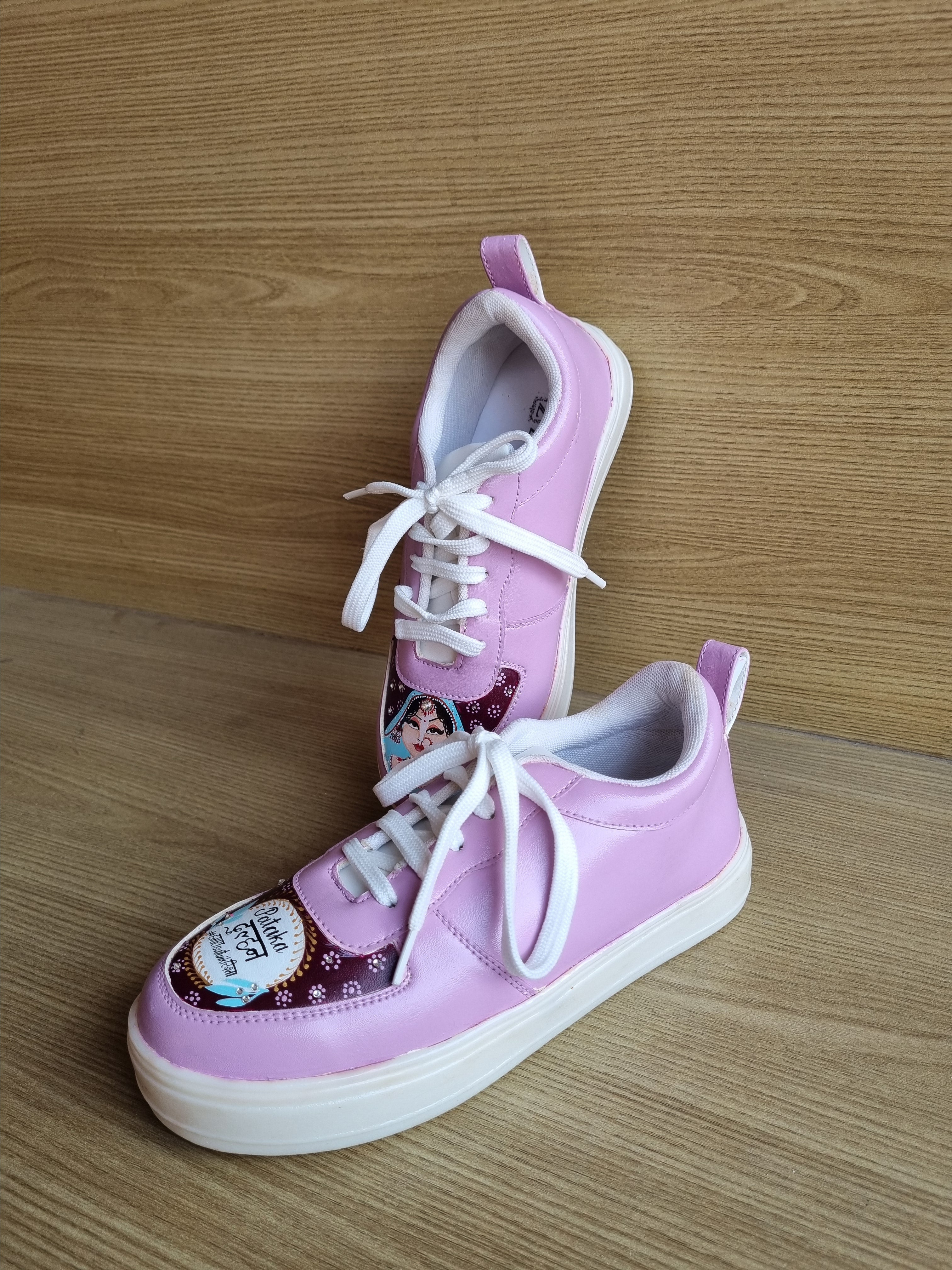 LED RECHARGEABLE onion pink BRIDAL  sneakers