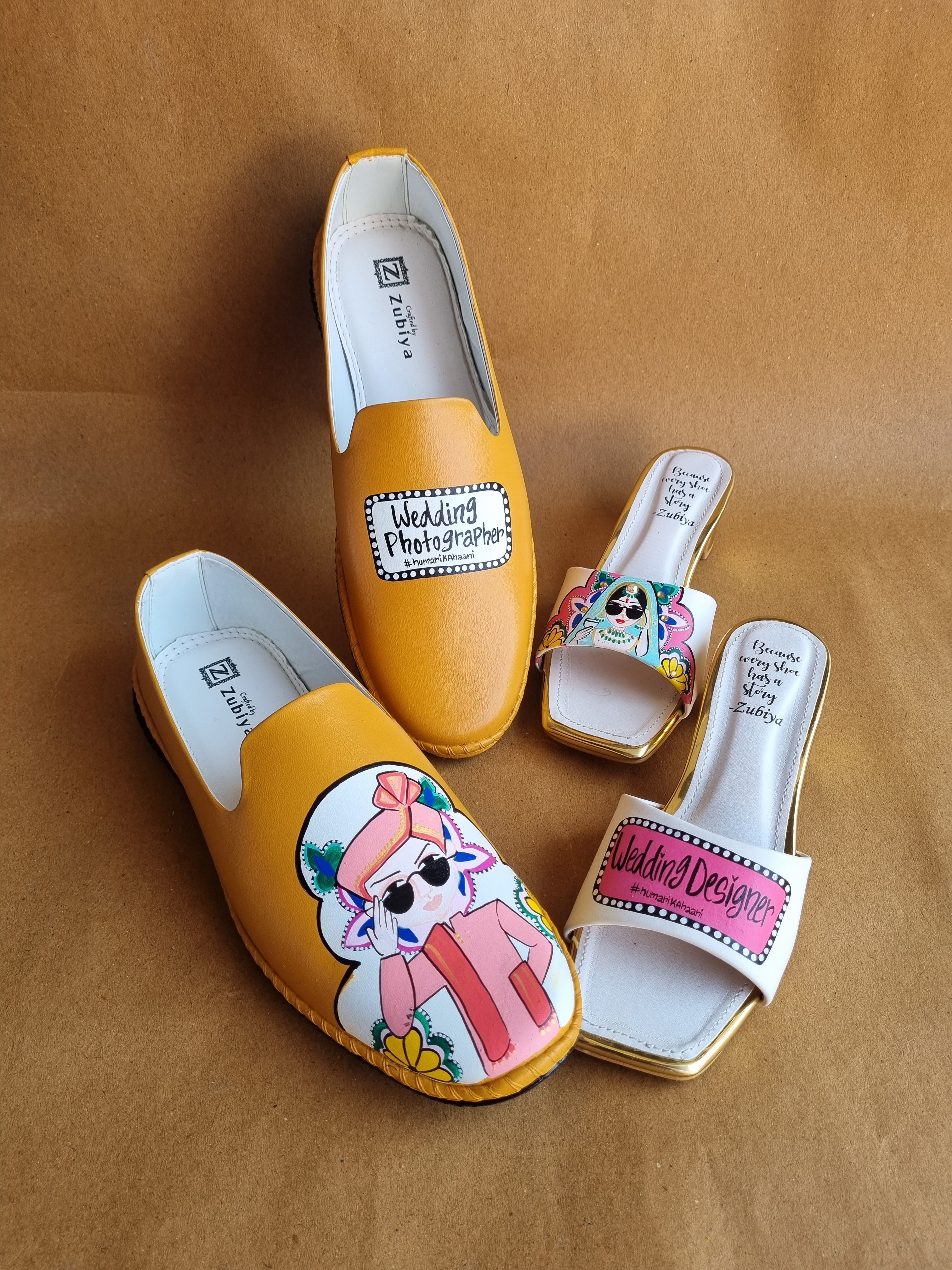 Custom-MOJRI-heels couple combo