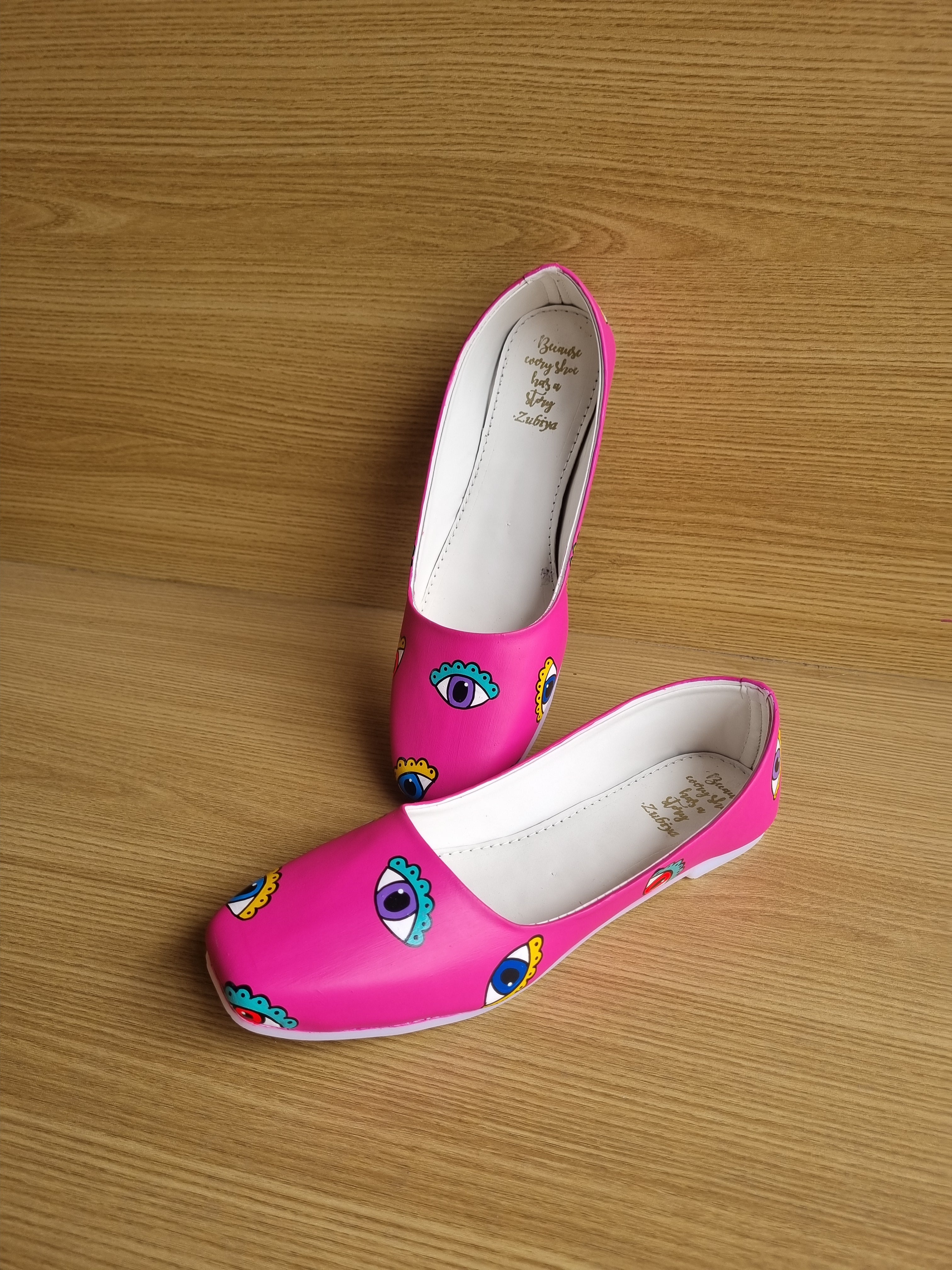 Pink evil eye bellies