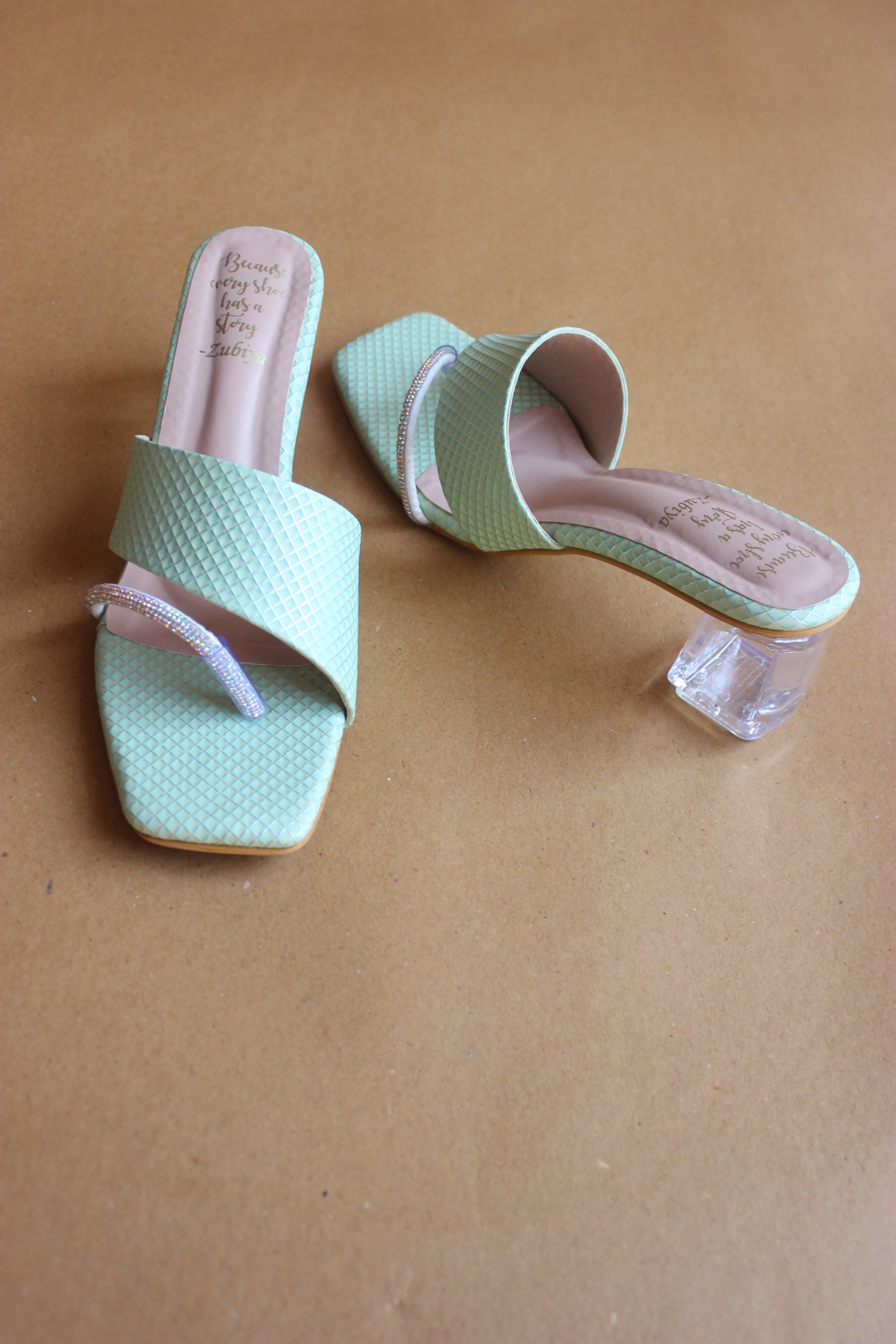 Minty love heels