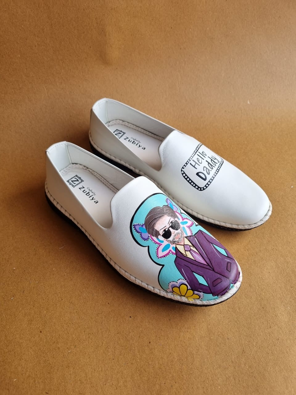 Hi mommy- hello daddy wedges-mojri combo