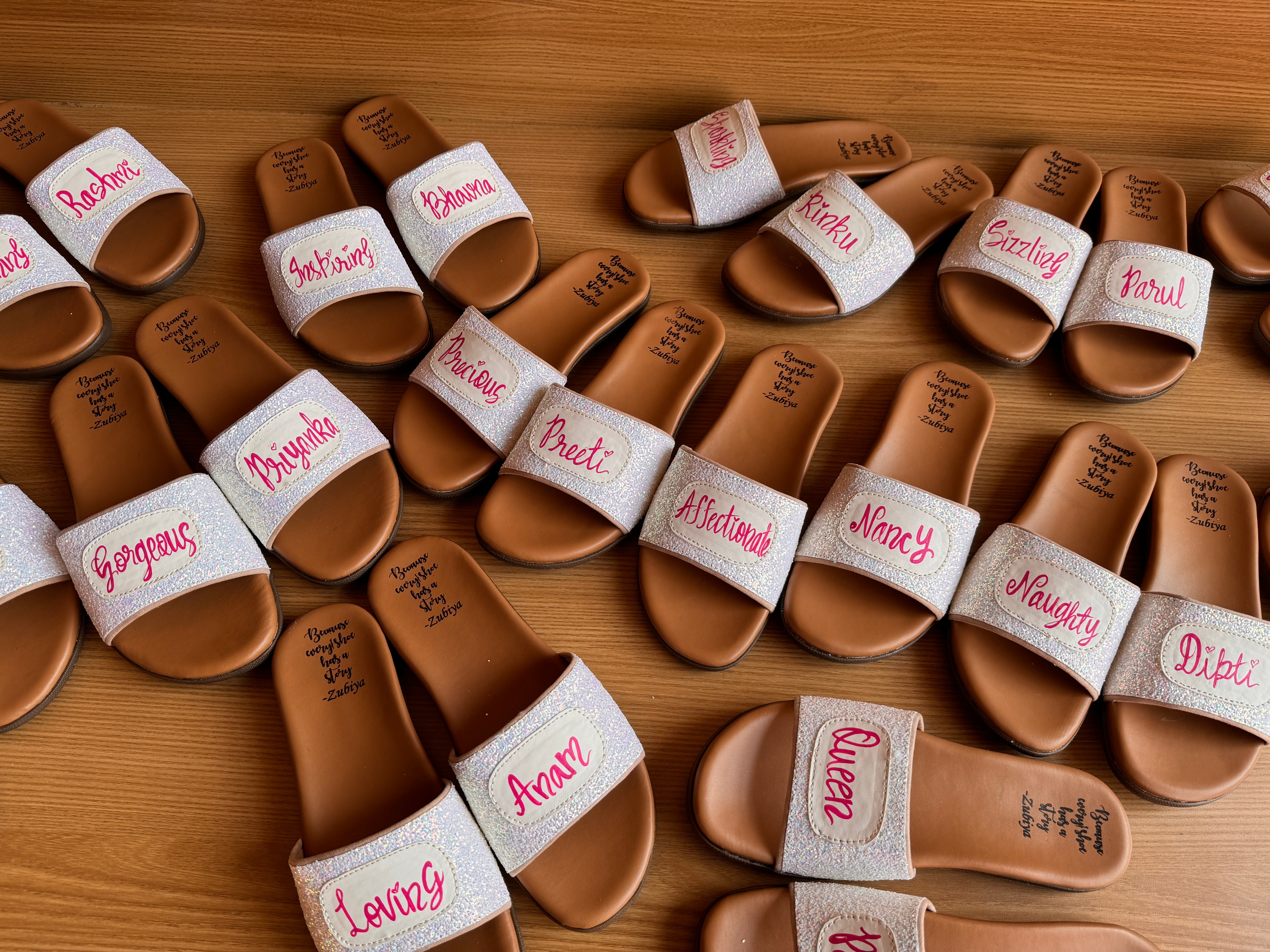 Name sliders Customisation in bulk