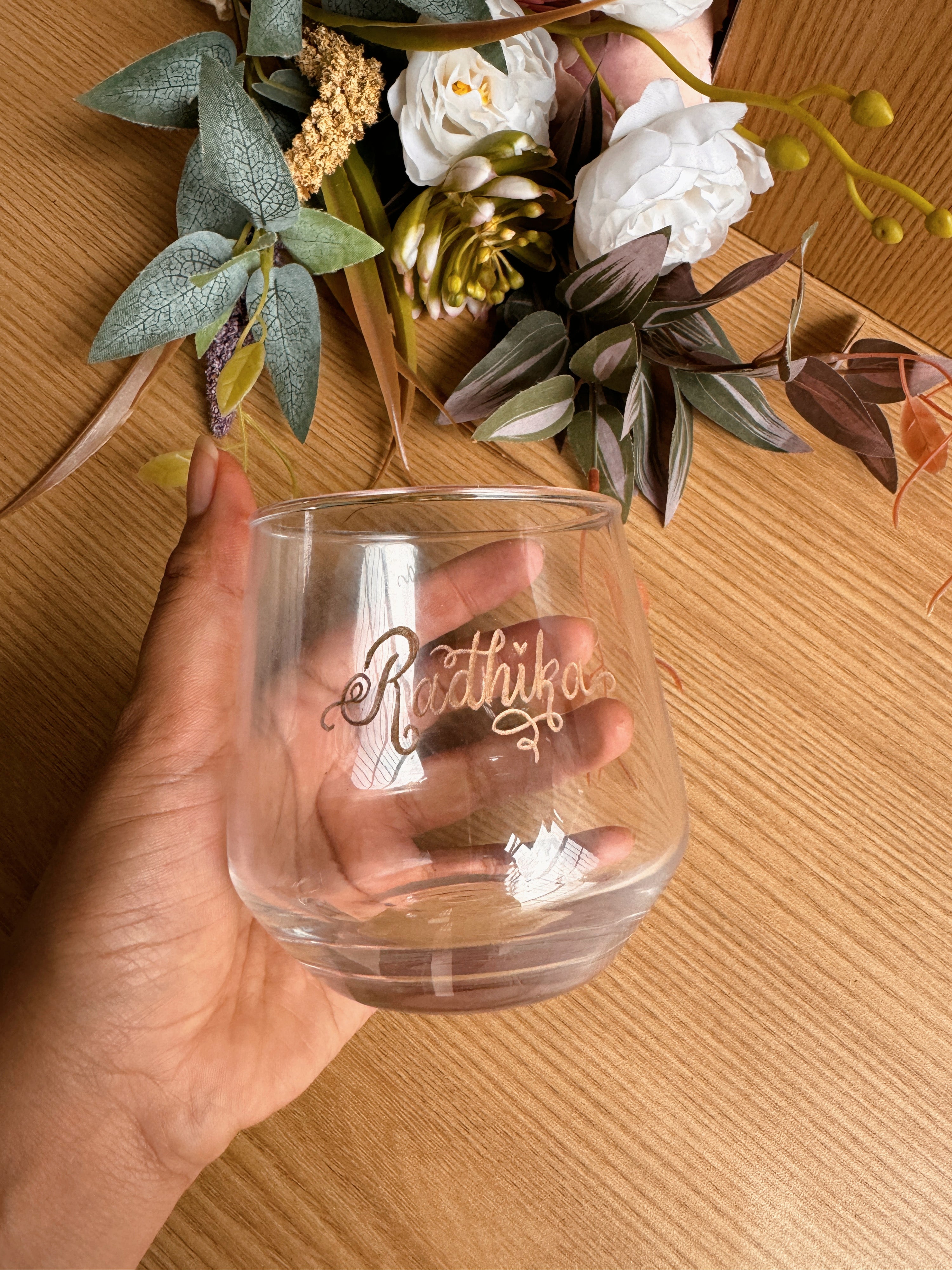 Engraved name whiskey mugs set of 2