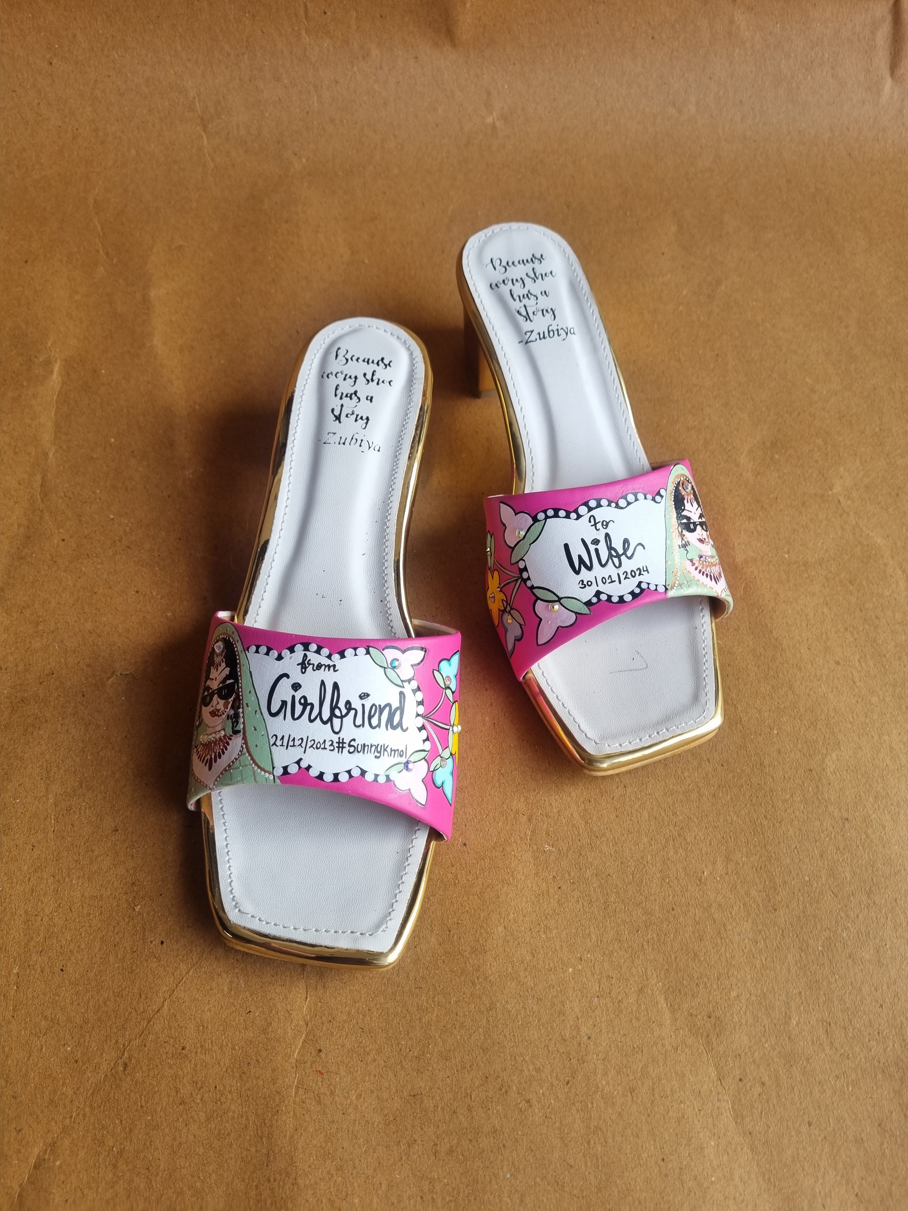 From Girlfriend- To Wife pink Heels