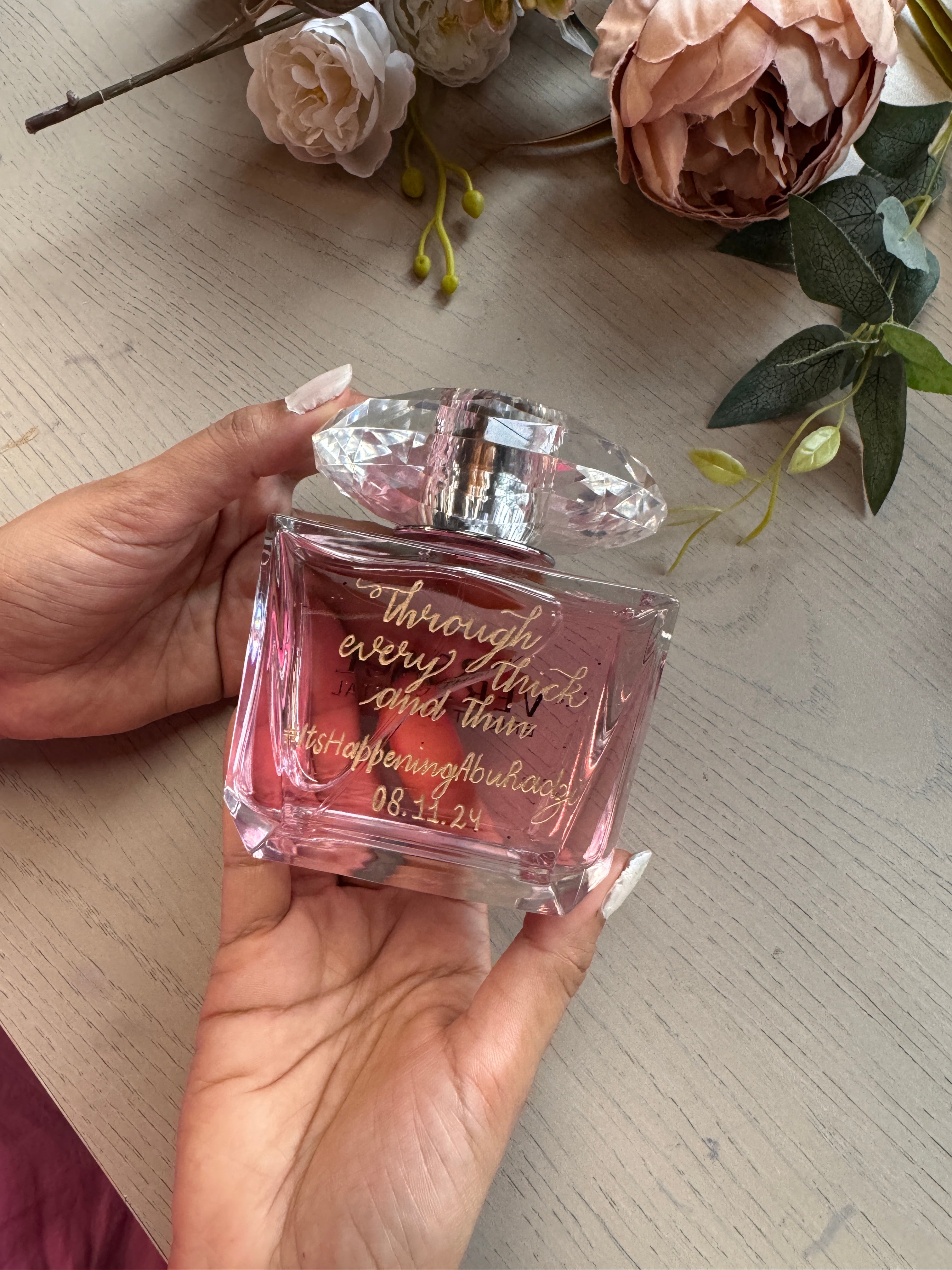 PERFUME ENGRAVING ( product not included)