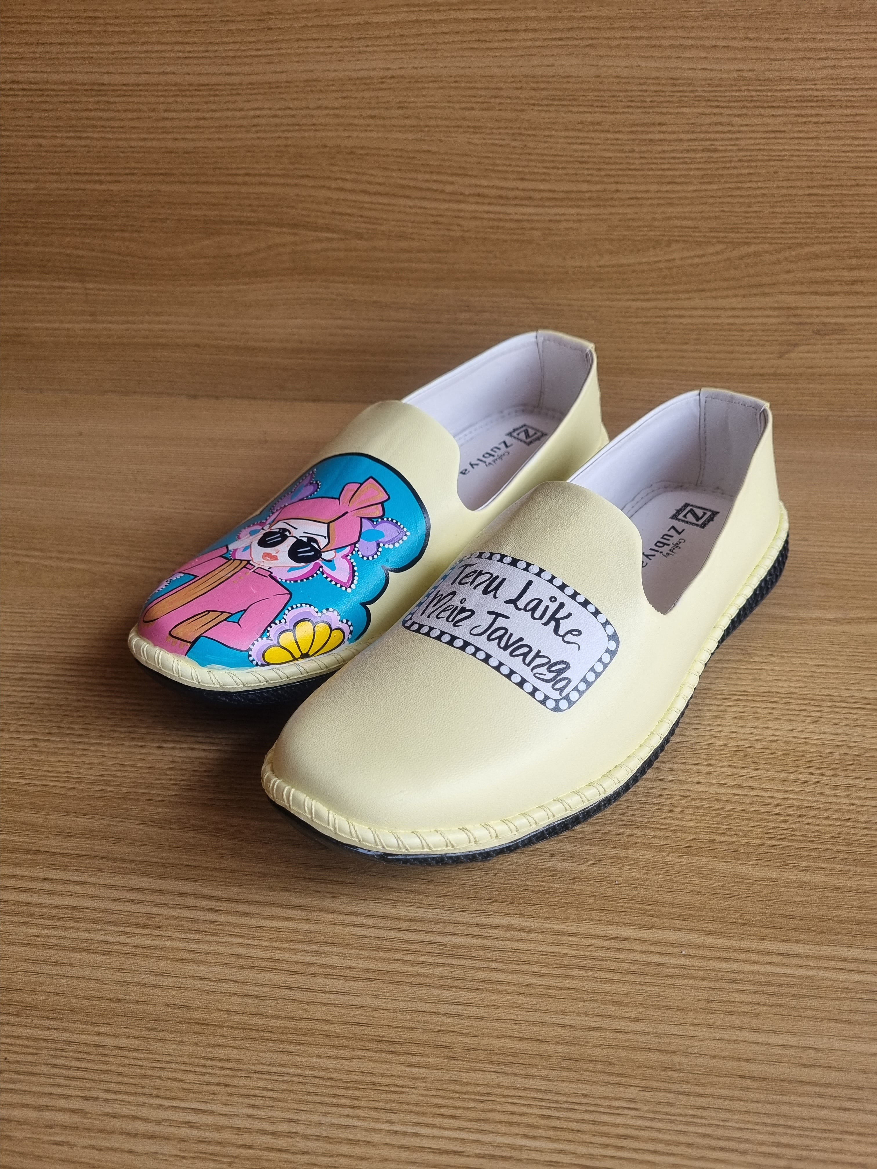 lime yellow tenu laike dulha mojris