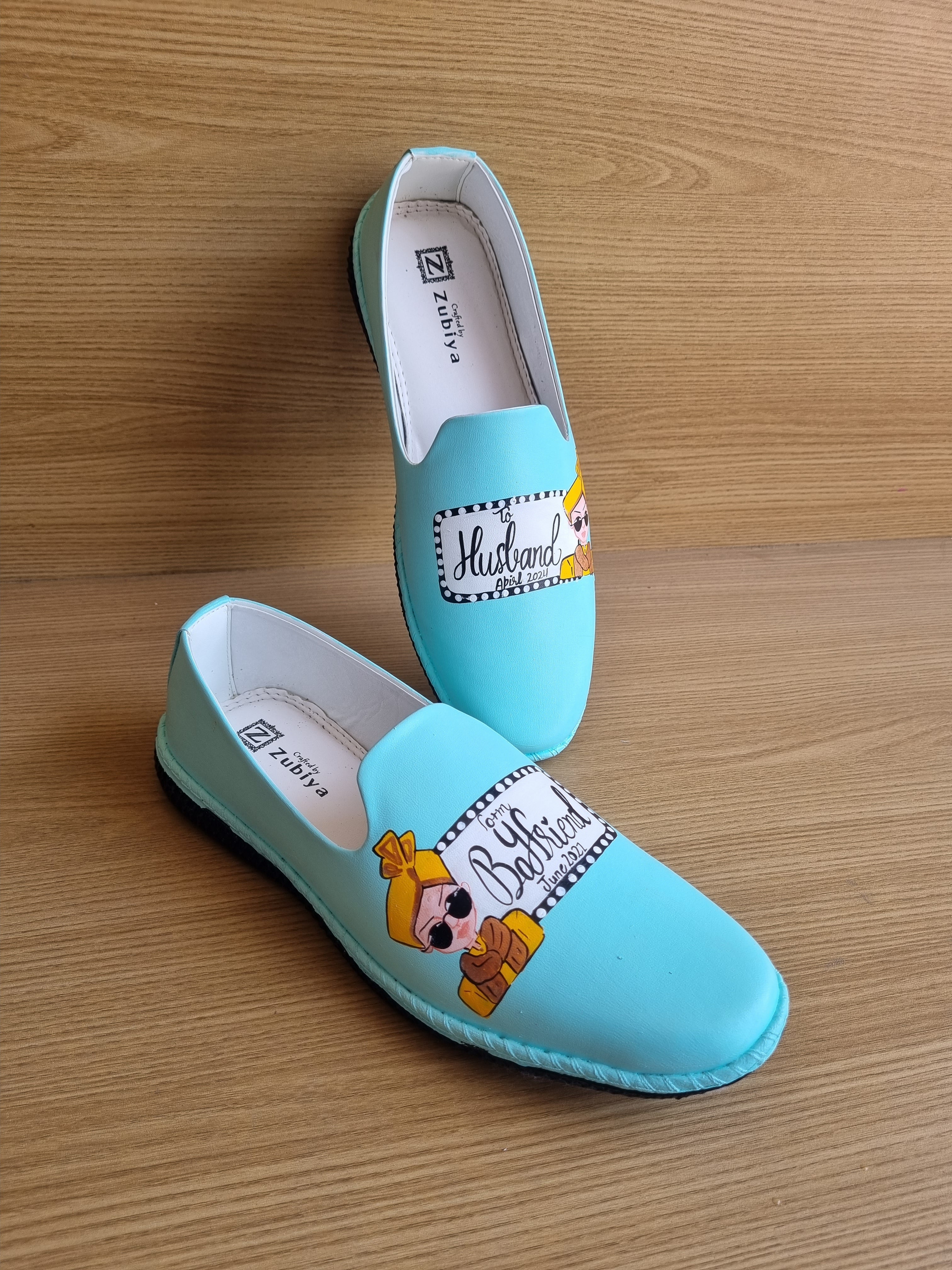 Aqua blue jutti MOJRI combo