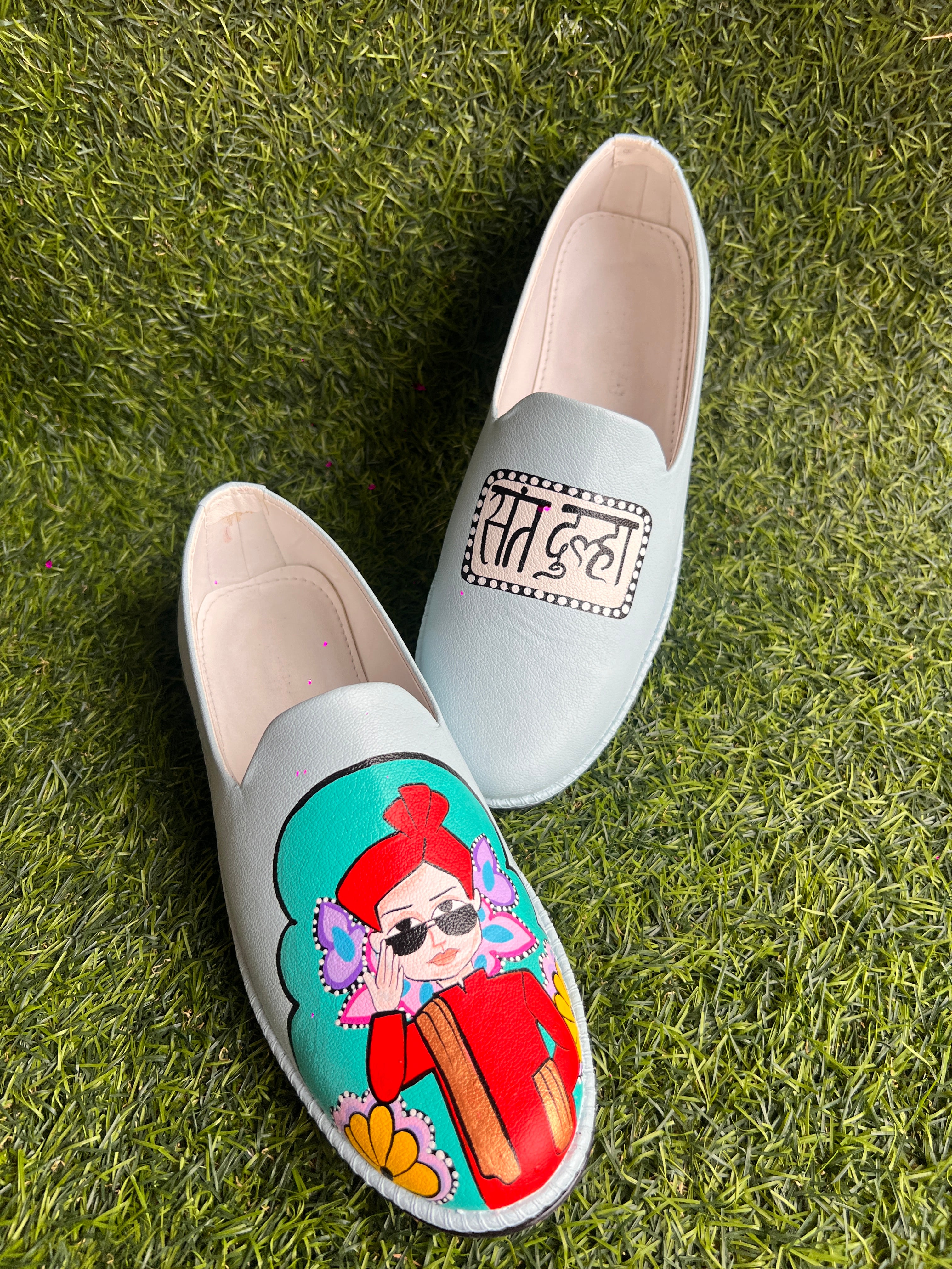 Nautanki - sant powder blue swag couple combo