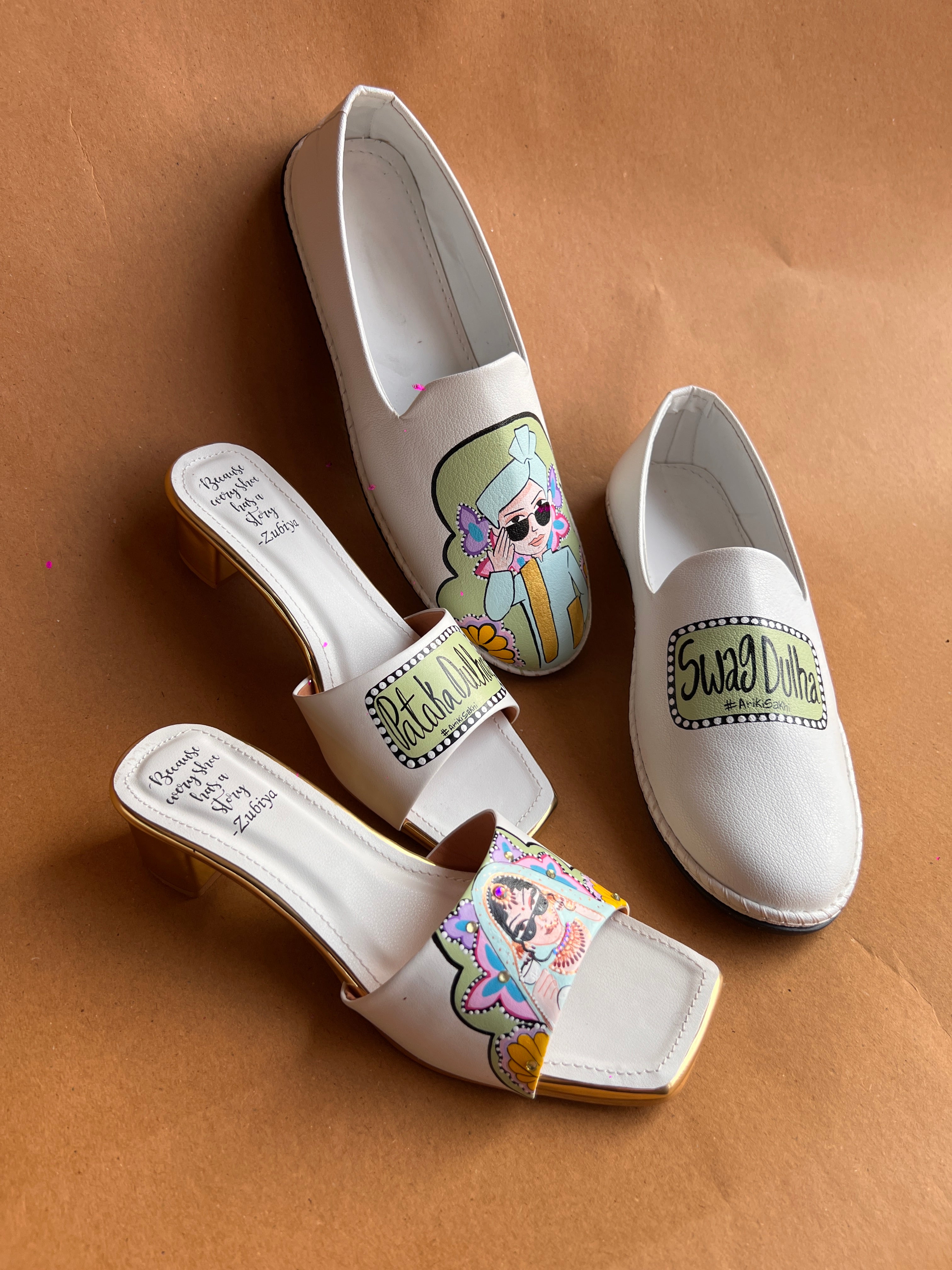 Pista-white swag couple combo