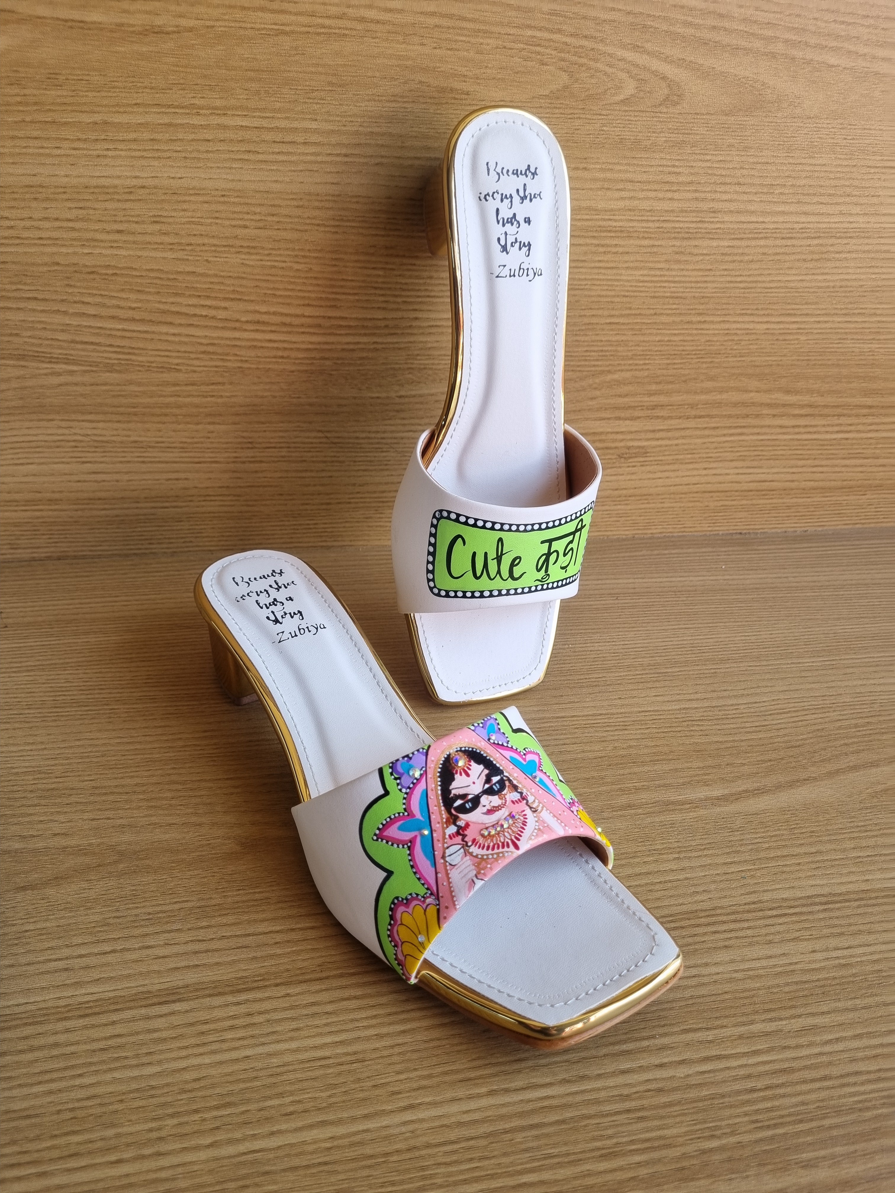 Lime green-white swag couple combo