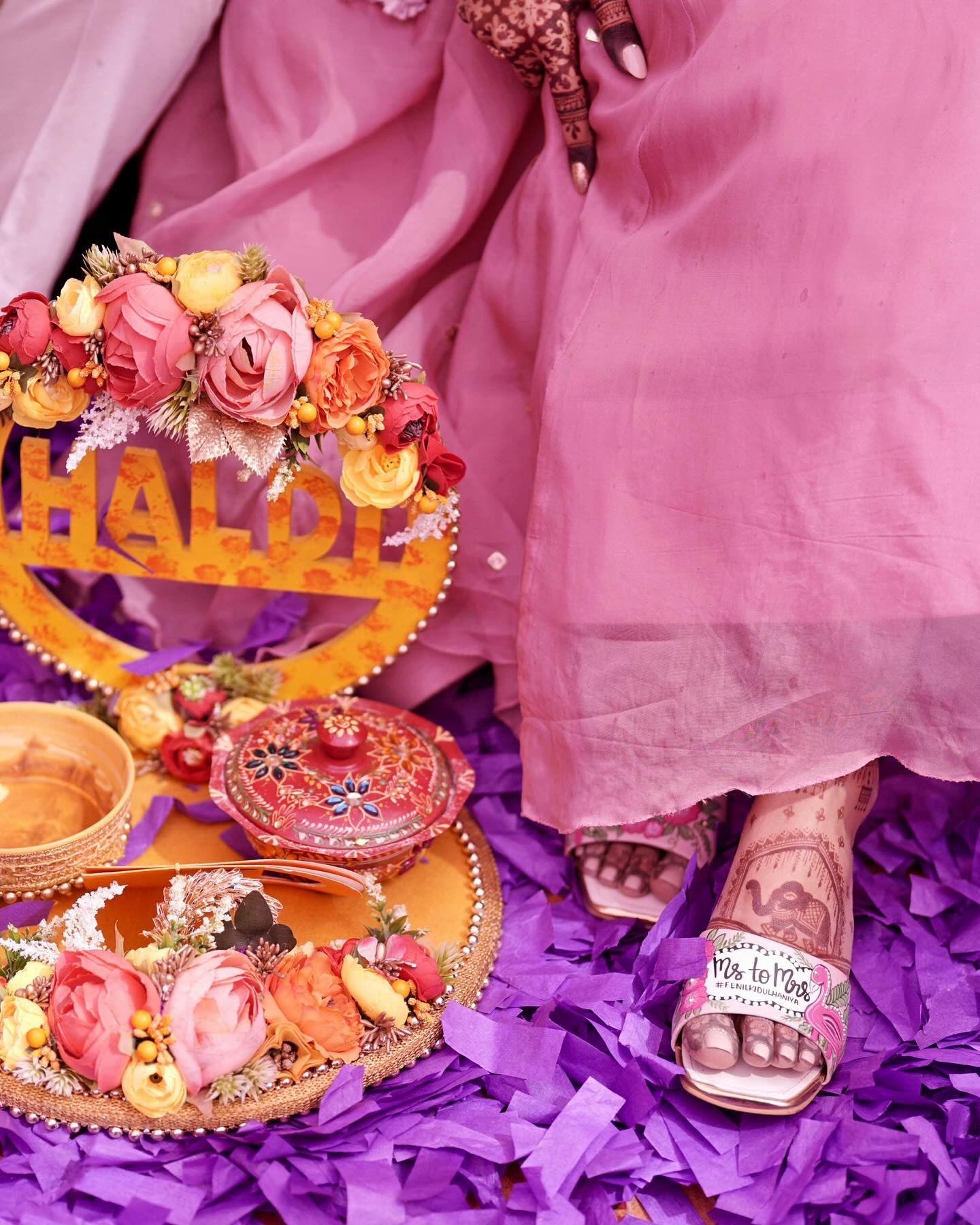 Flamingo bridal Artwork Heels