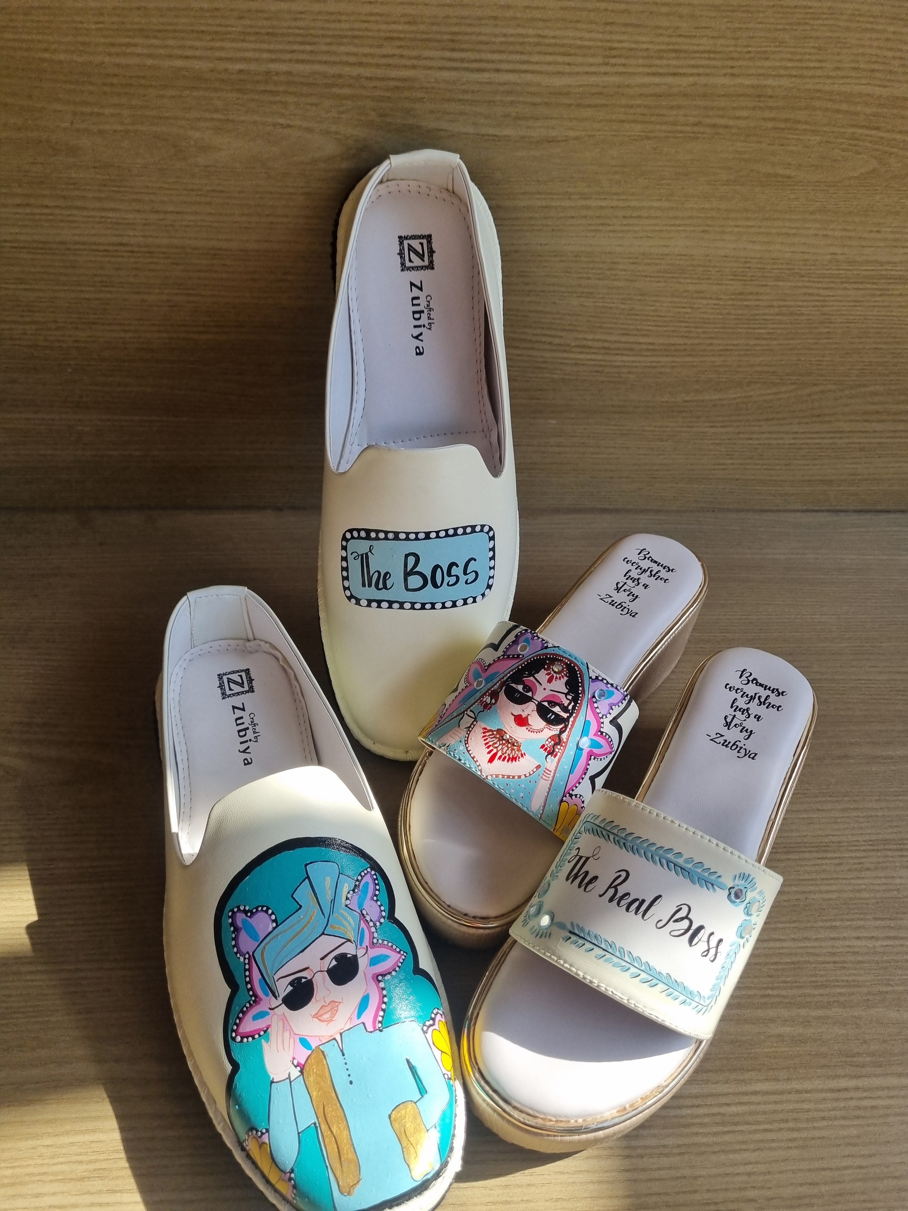 Lime yellow  men’s Mojris - 3 inch wedges couple combo