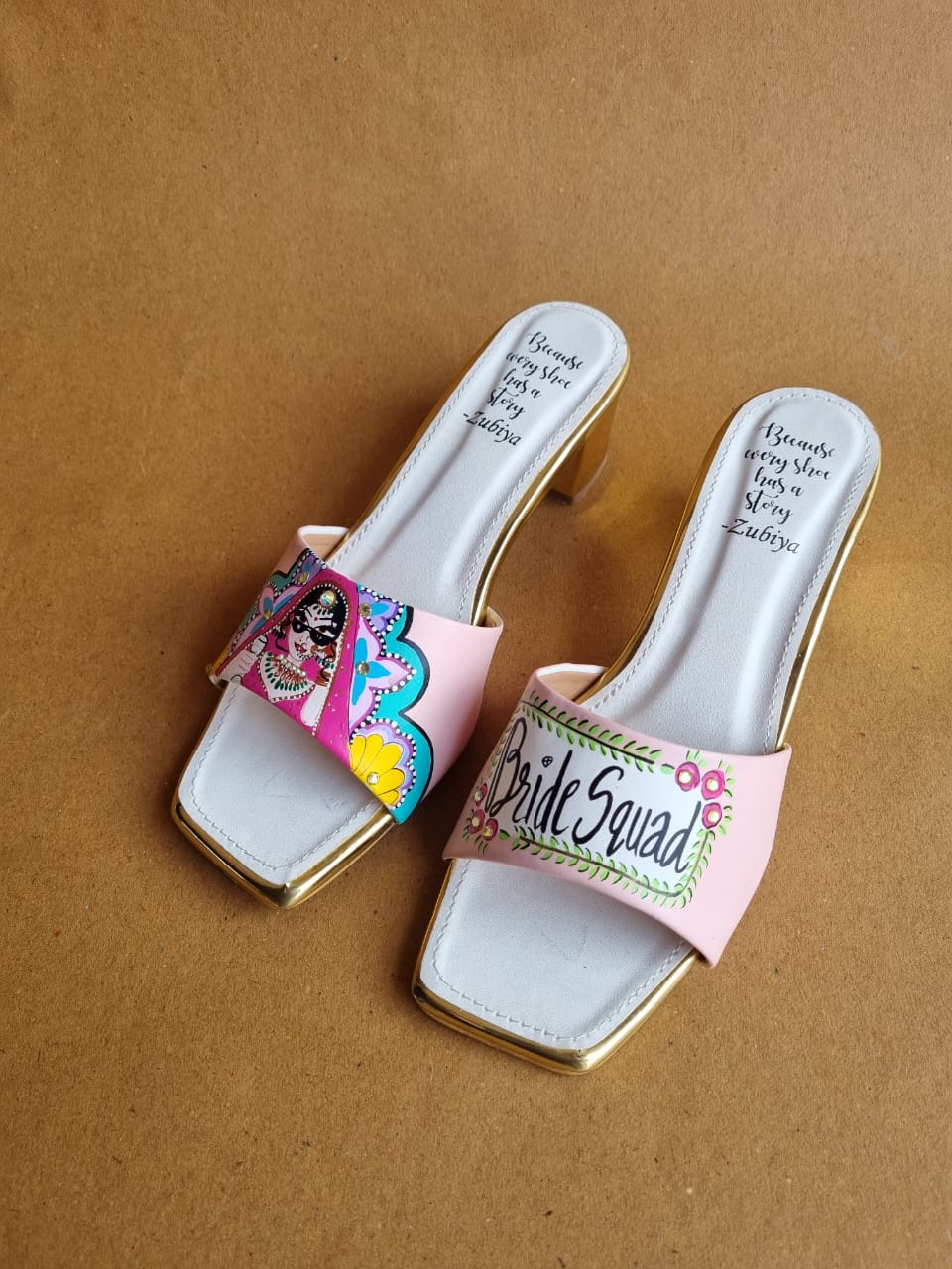 Peach Bride squad Artwork Heels