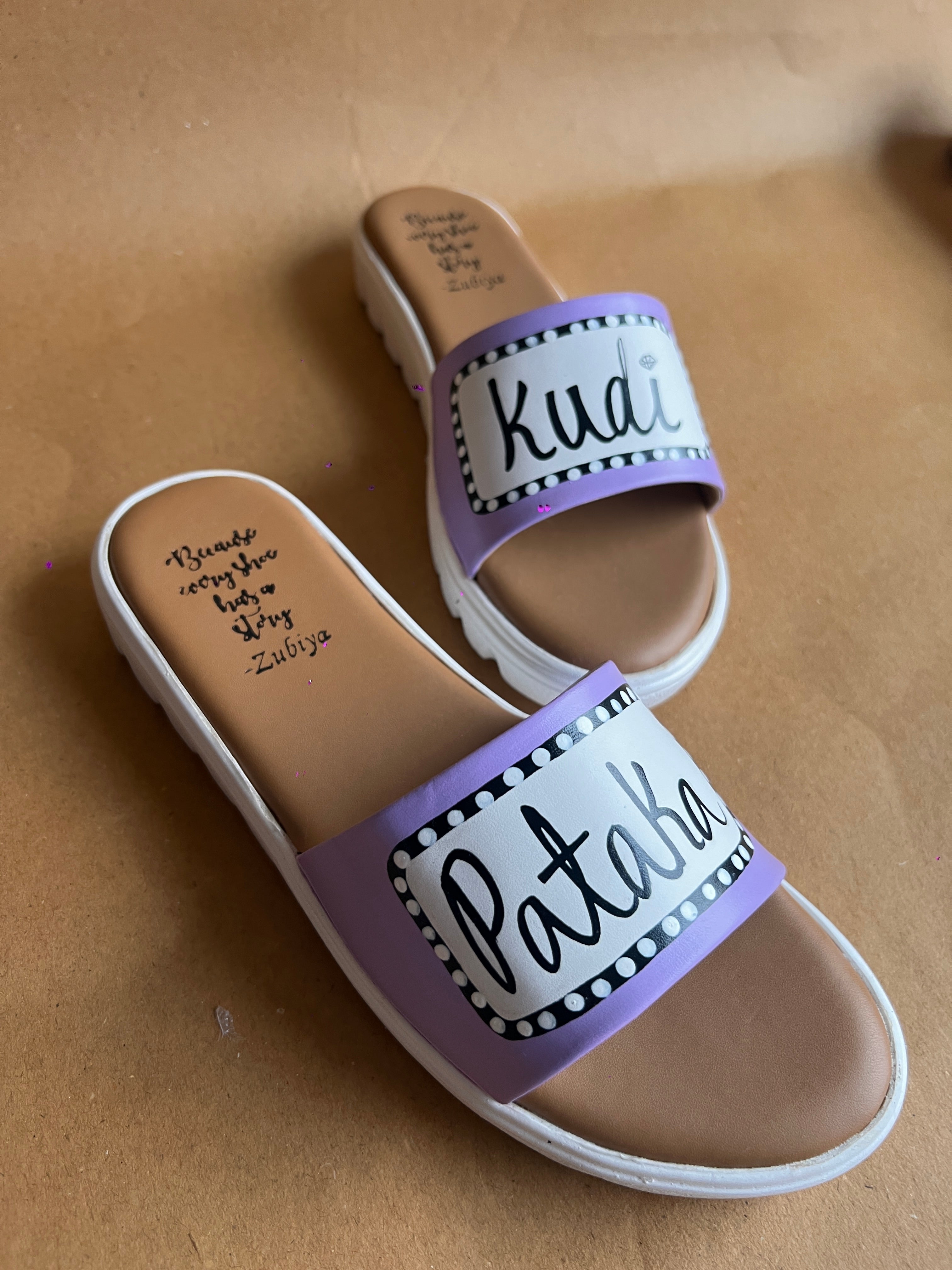 Pataka kudi lavender sliders