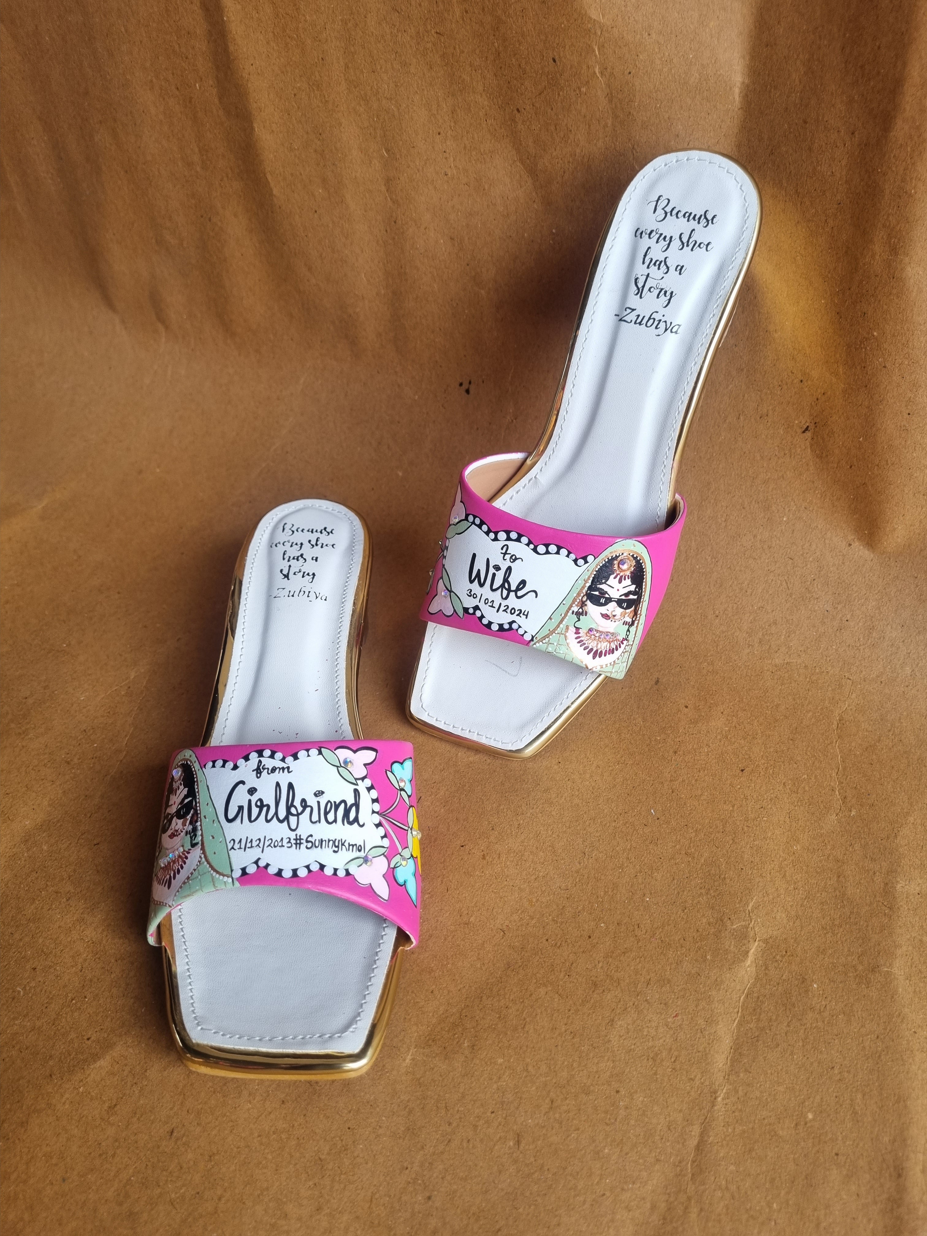 From Girlfriend- To Wife pink Heels