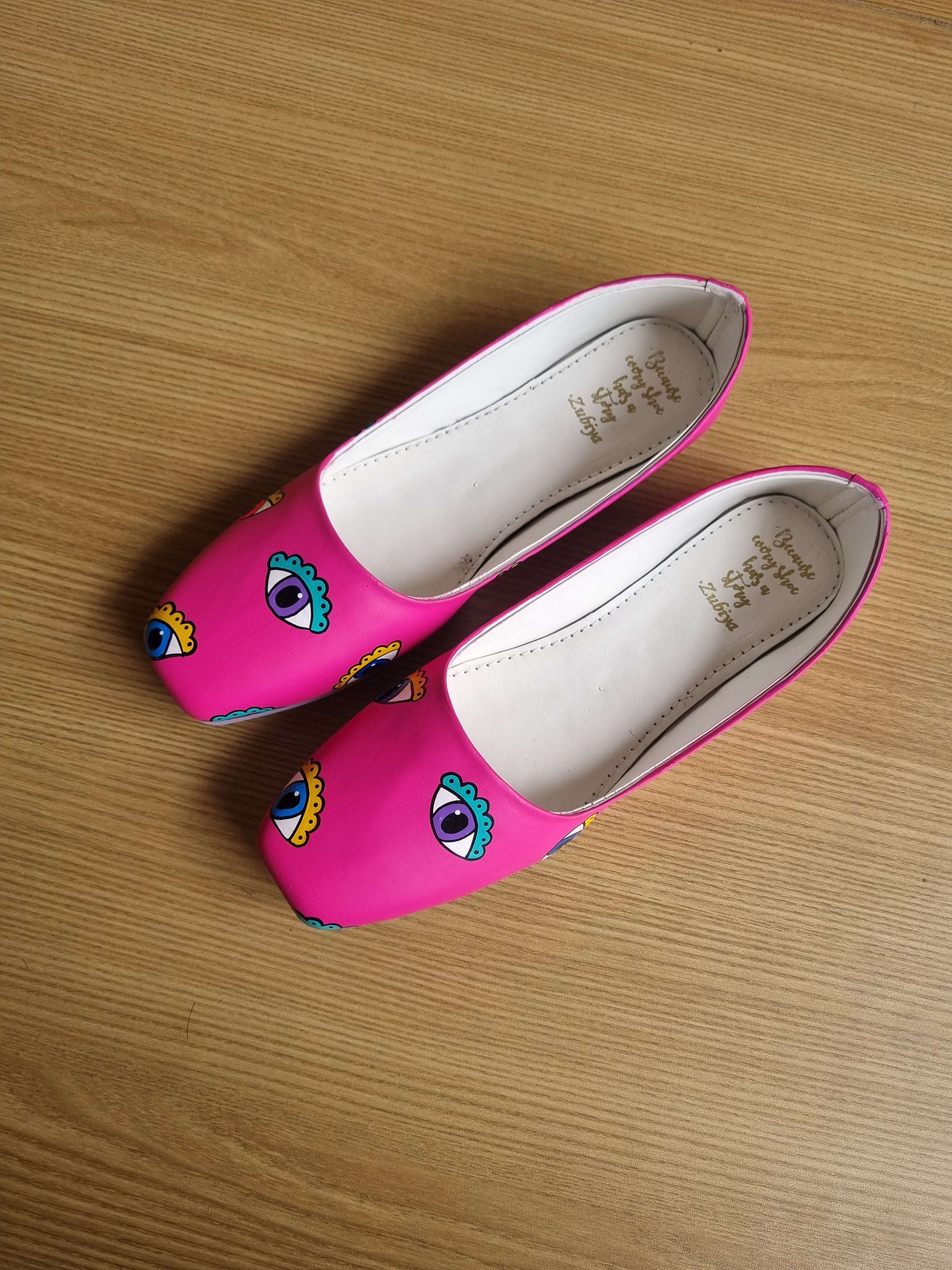 Pink evil eye bellies