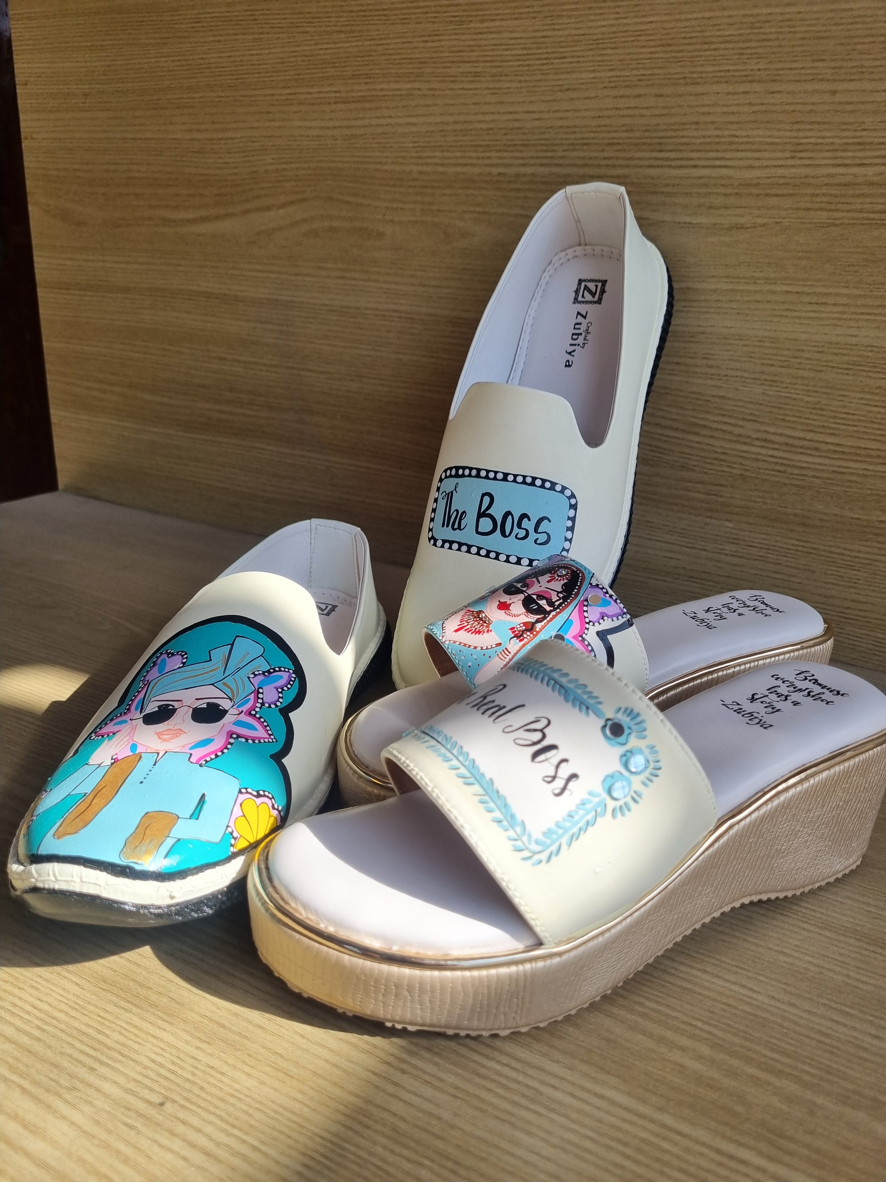 Lime yellow  men’s Mojris - 3 inch wedges couple combo