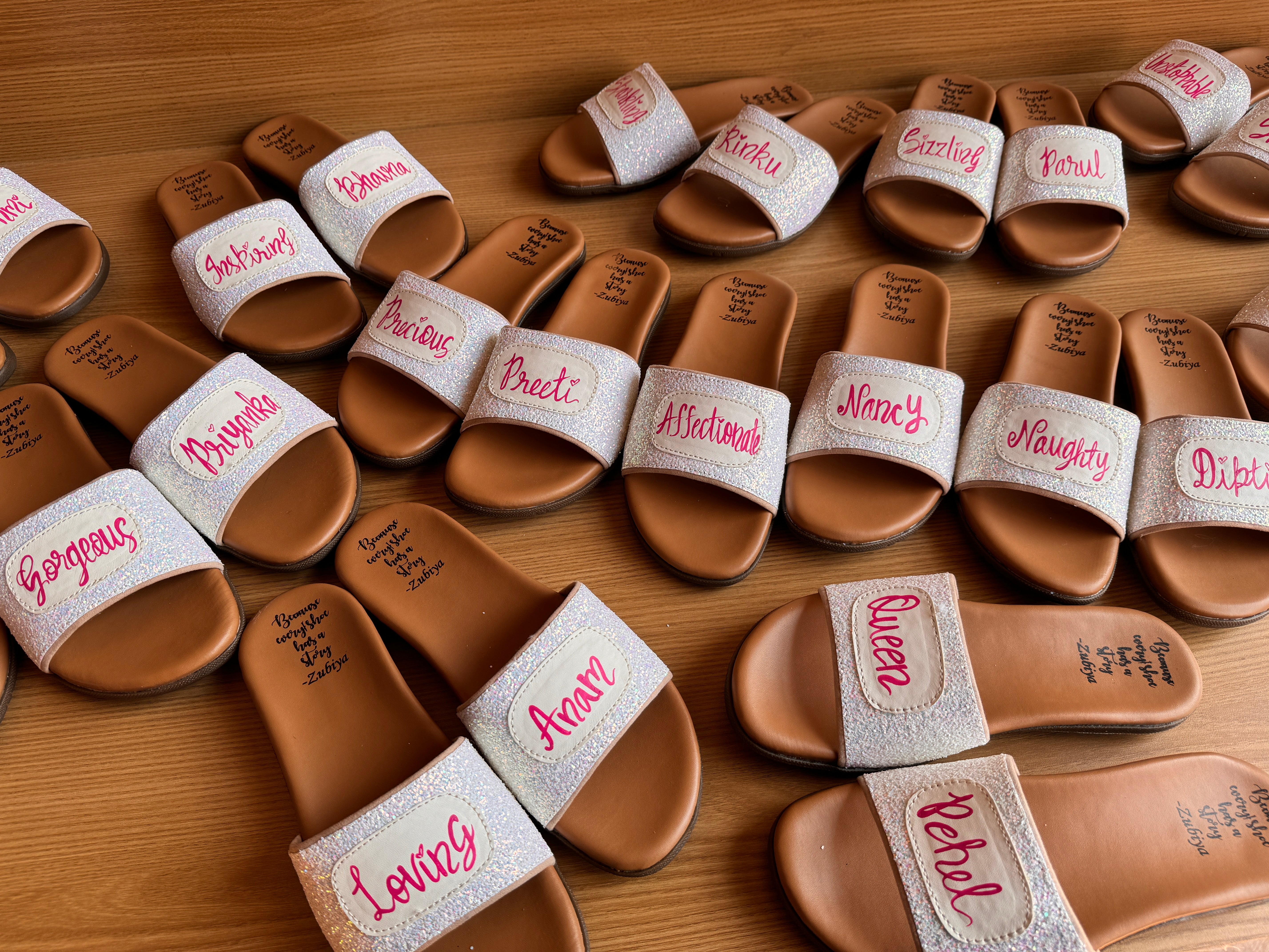 Name sliders Customisation in bulk