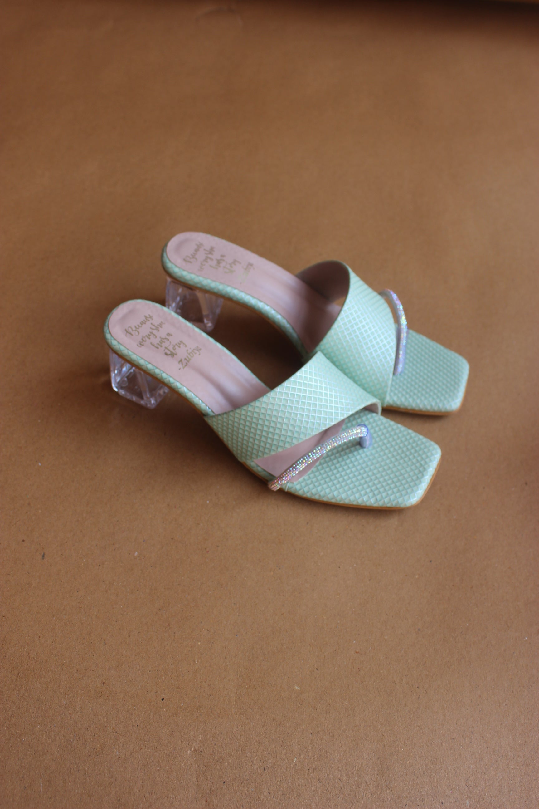 Minty love heels