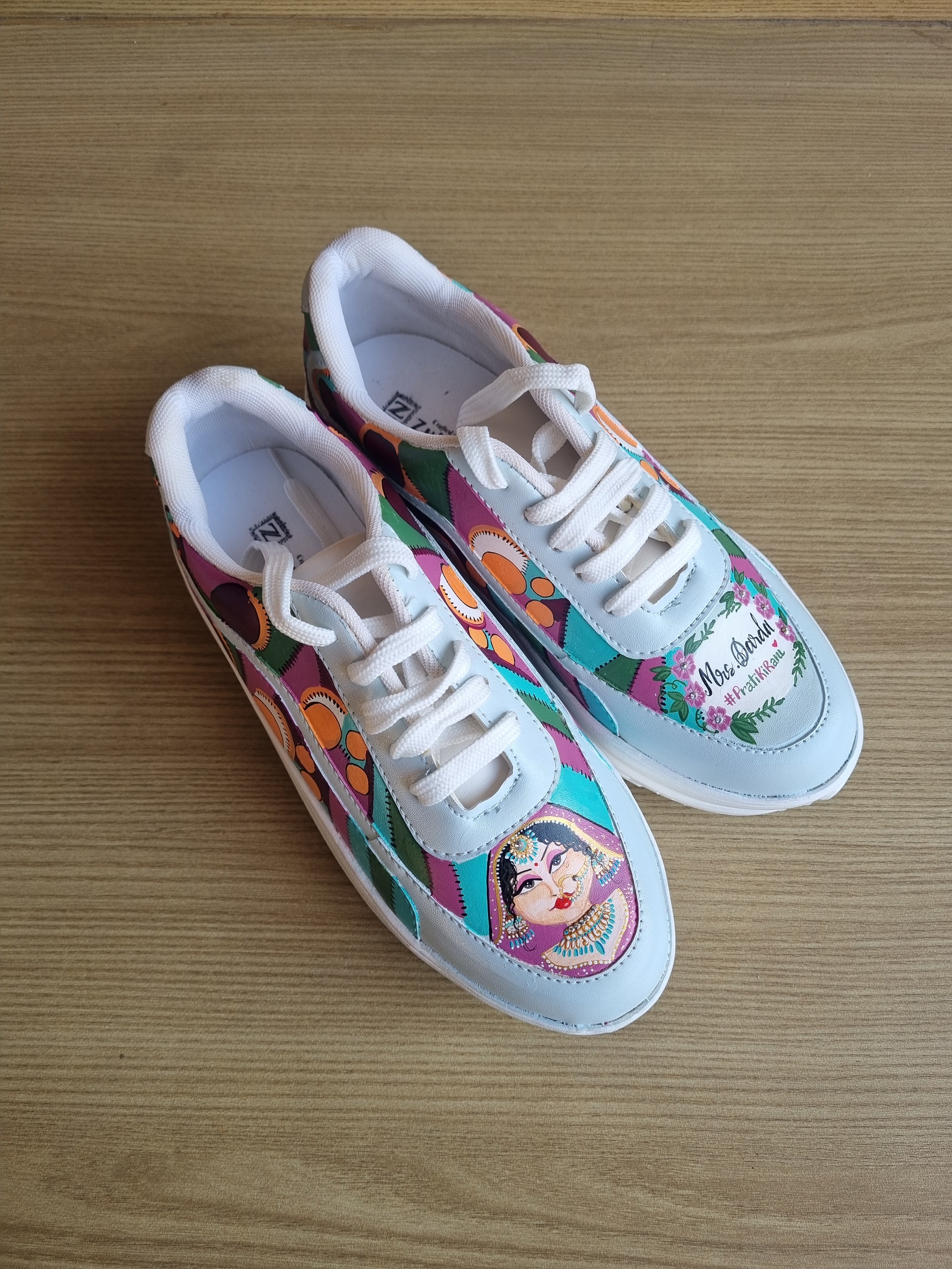 Matching outfit sneakers