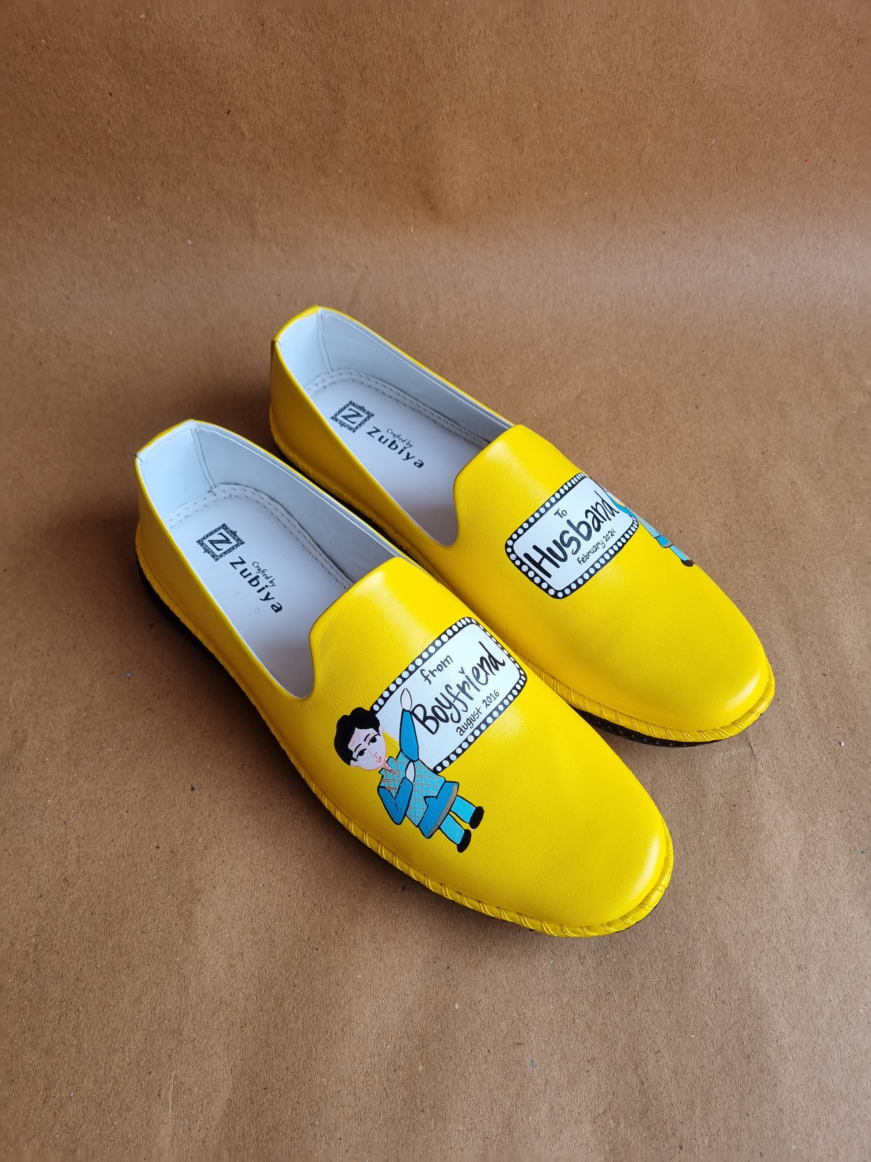 Yellow both side dulha mojris