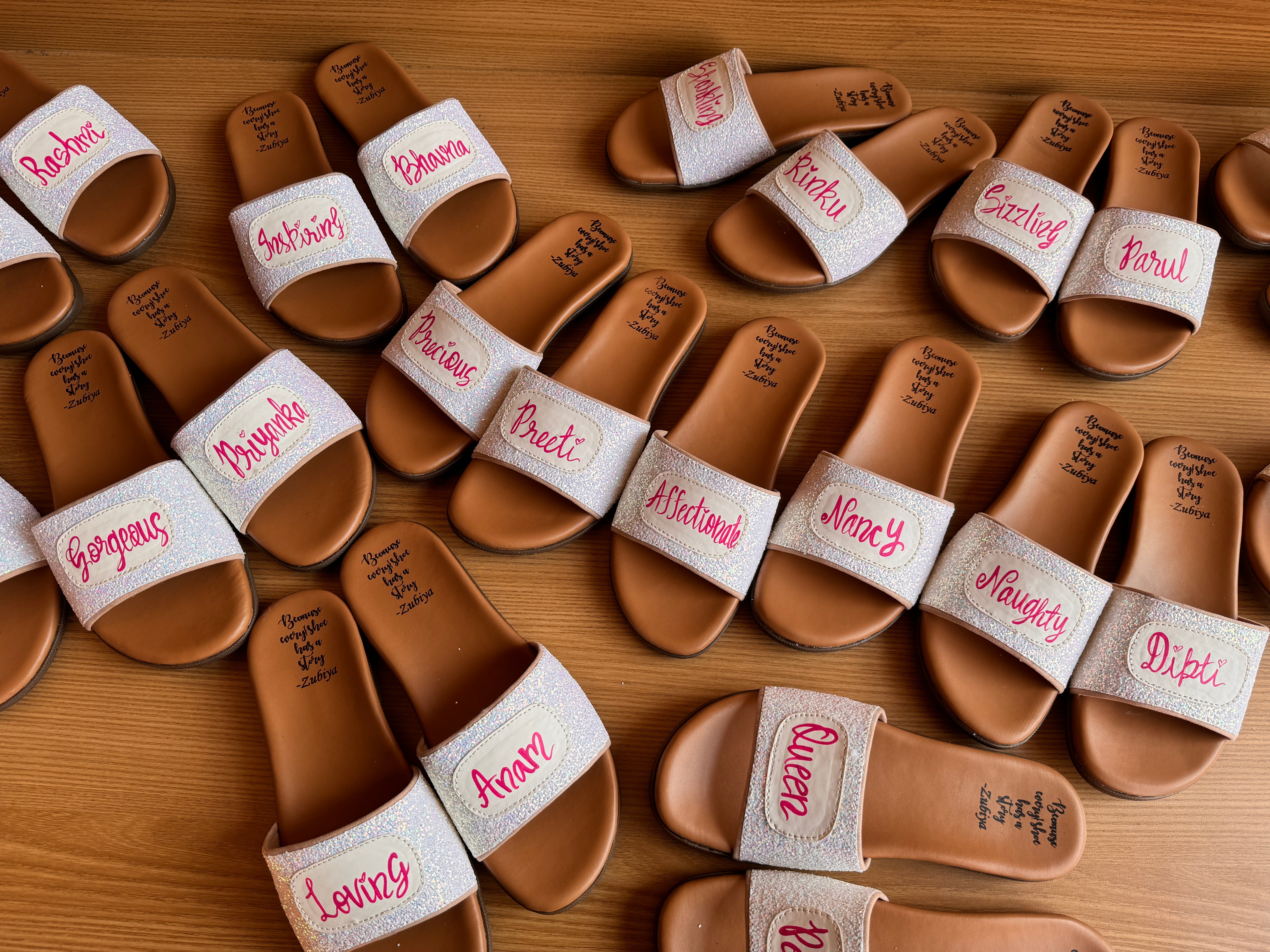 Name sliders Customisation in bulk