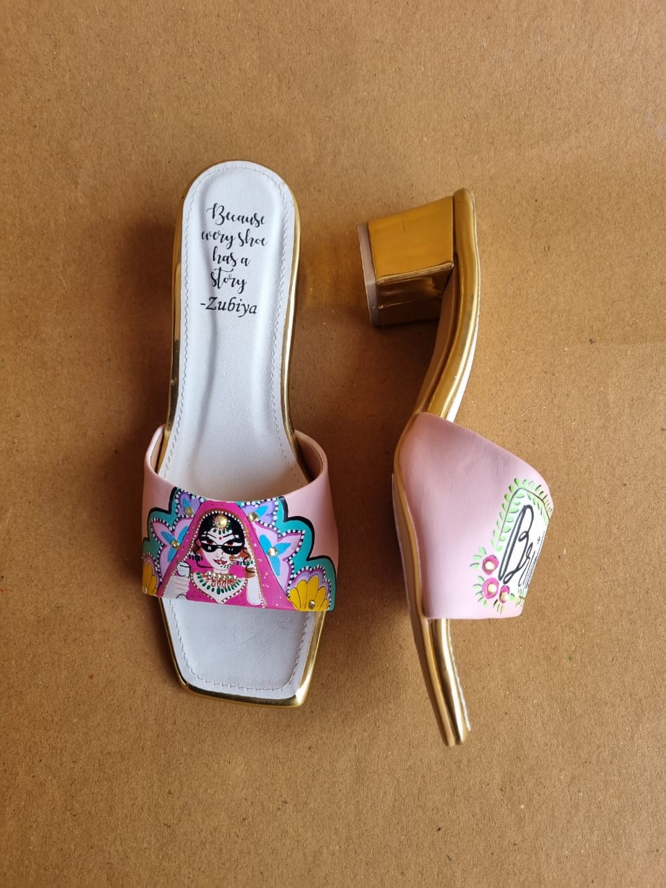 Peach Bride squad Artwork Heels