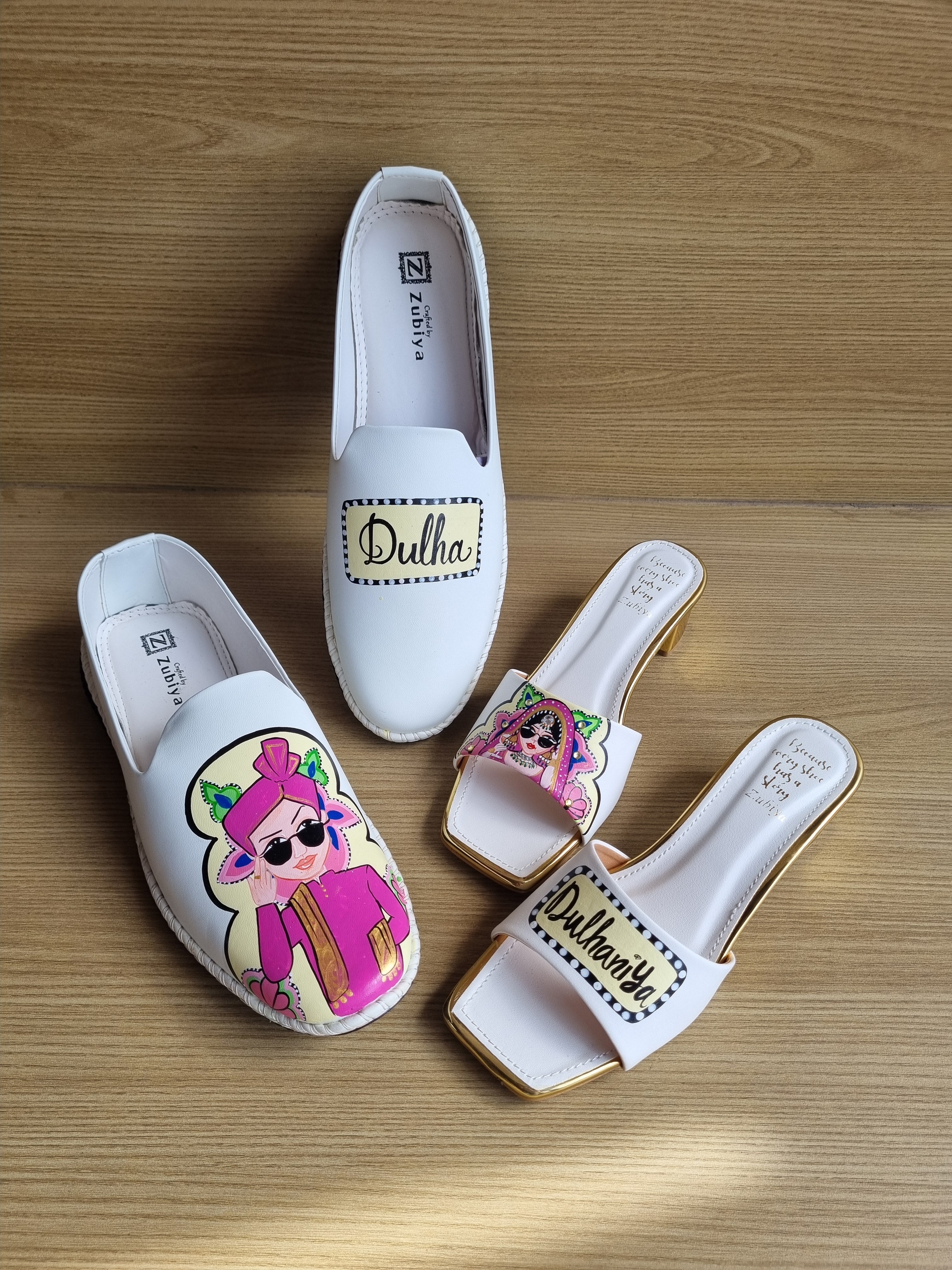 White pink swag couple combo