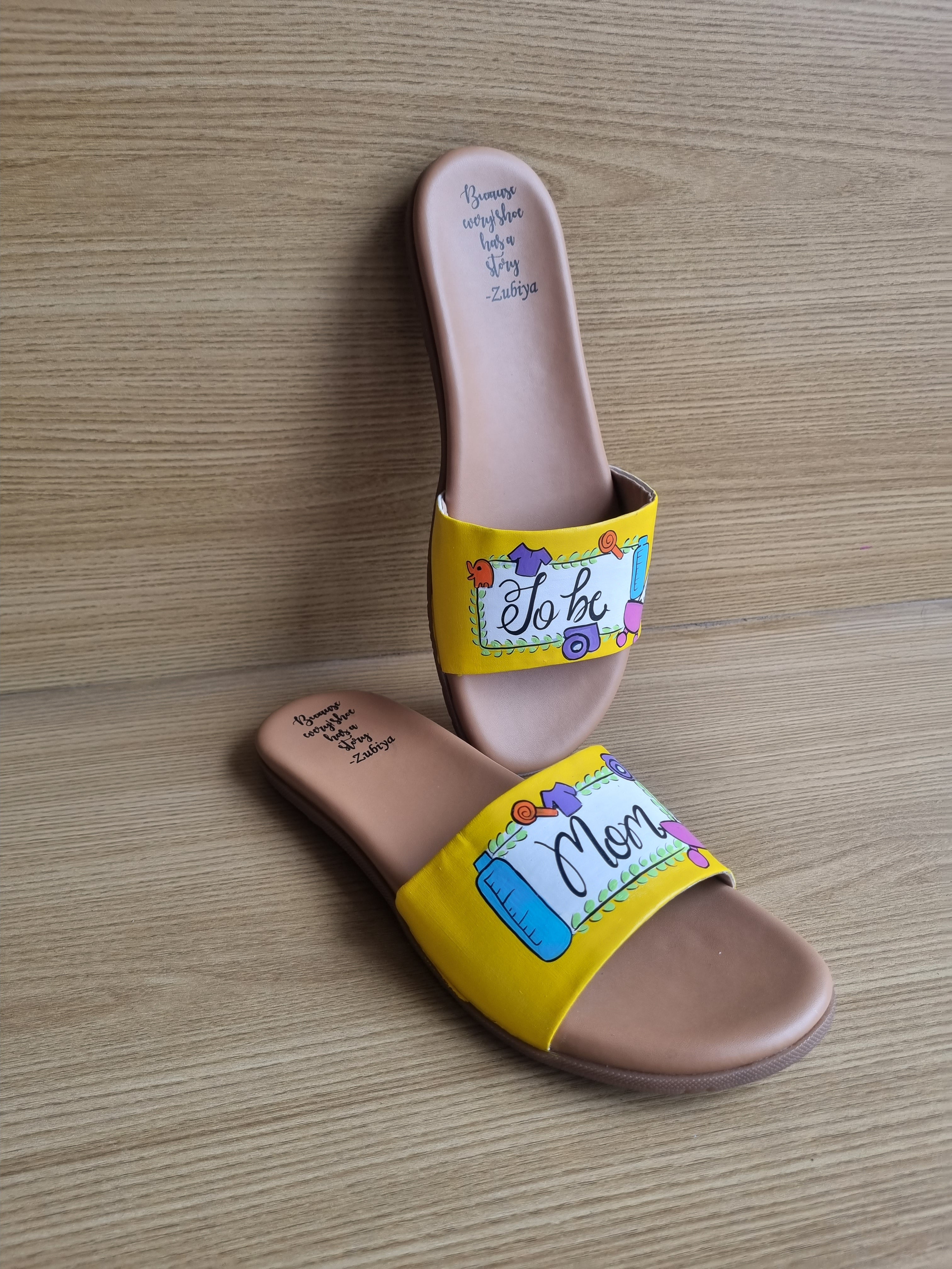 Mom To Be(Yellow) Slides