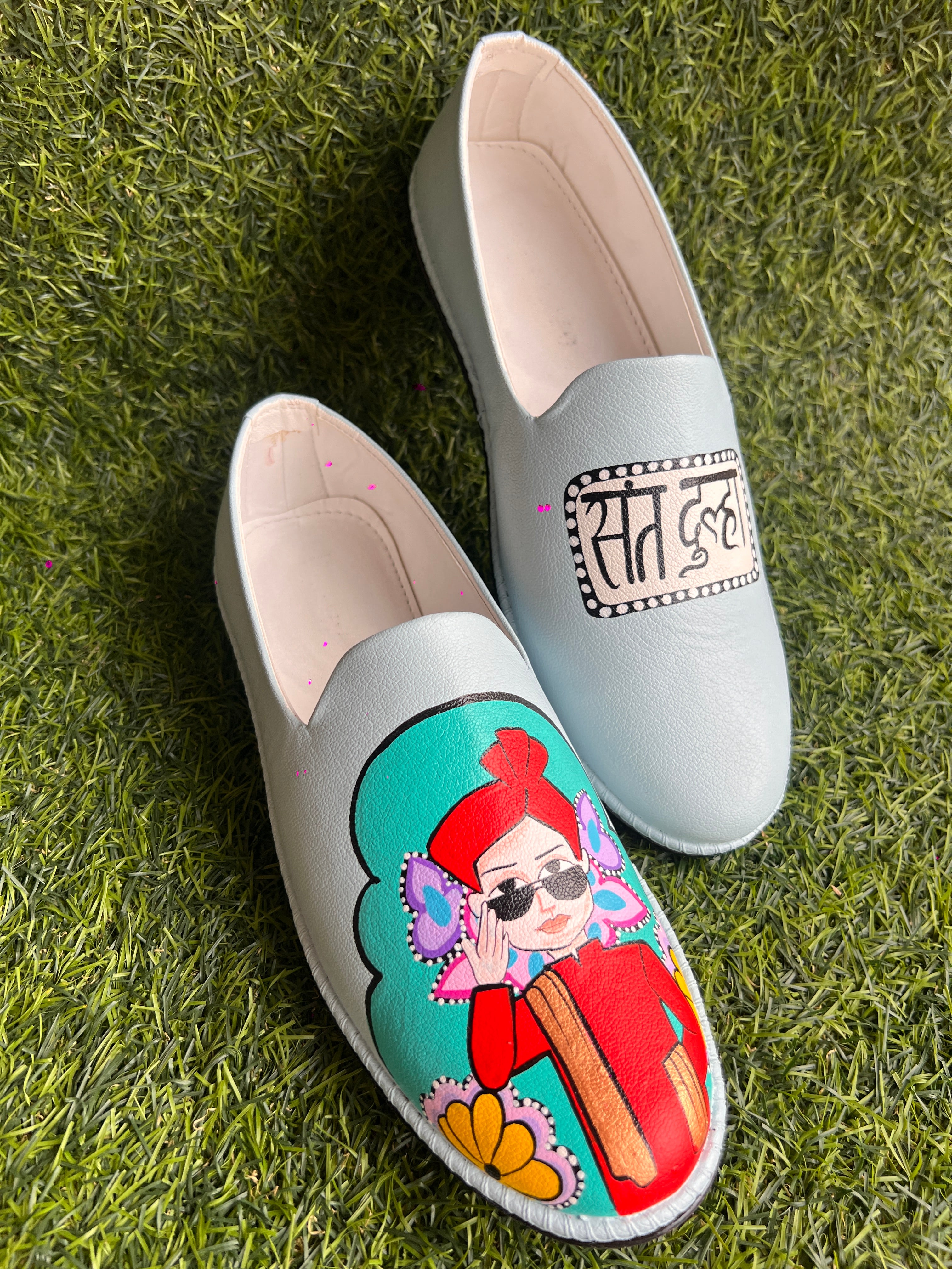 Nautanki - sant powder blue swag couple combo