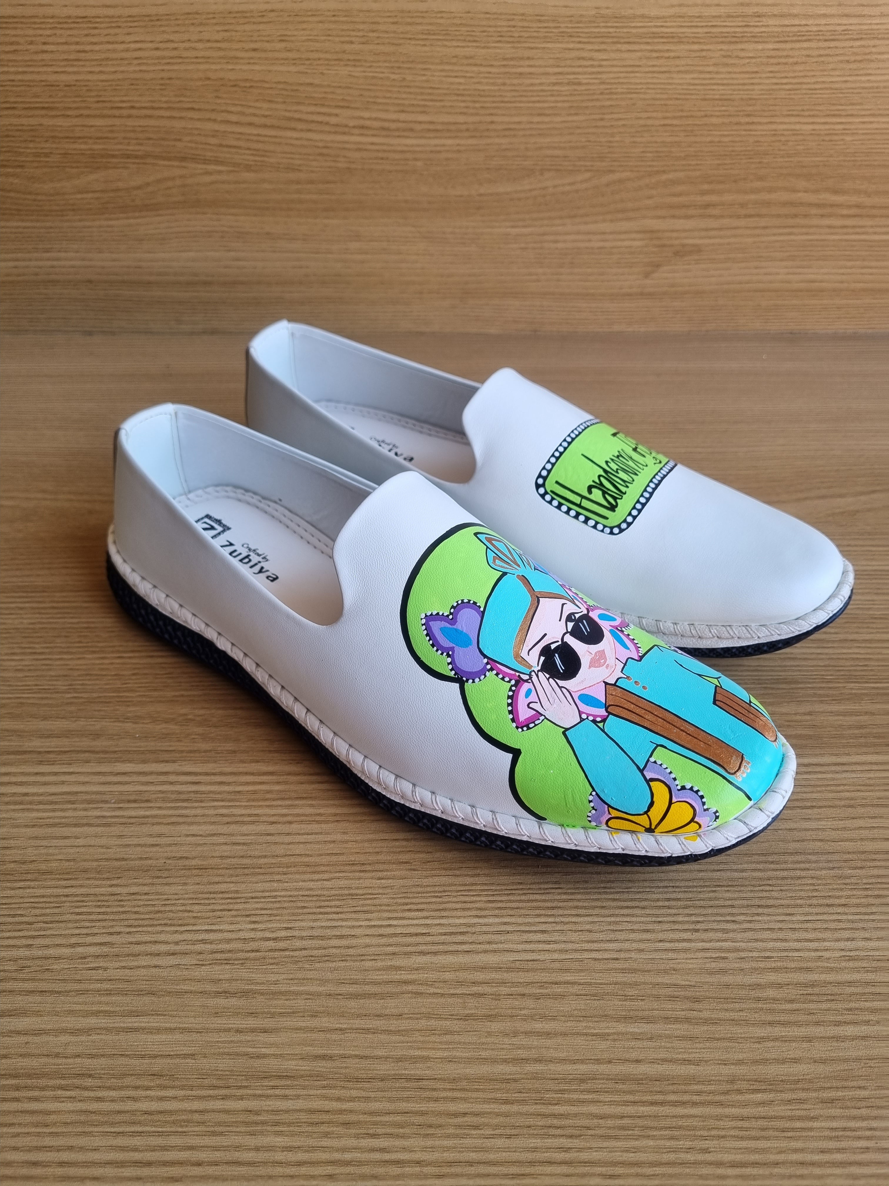 Lime green-white swag couple combo