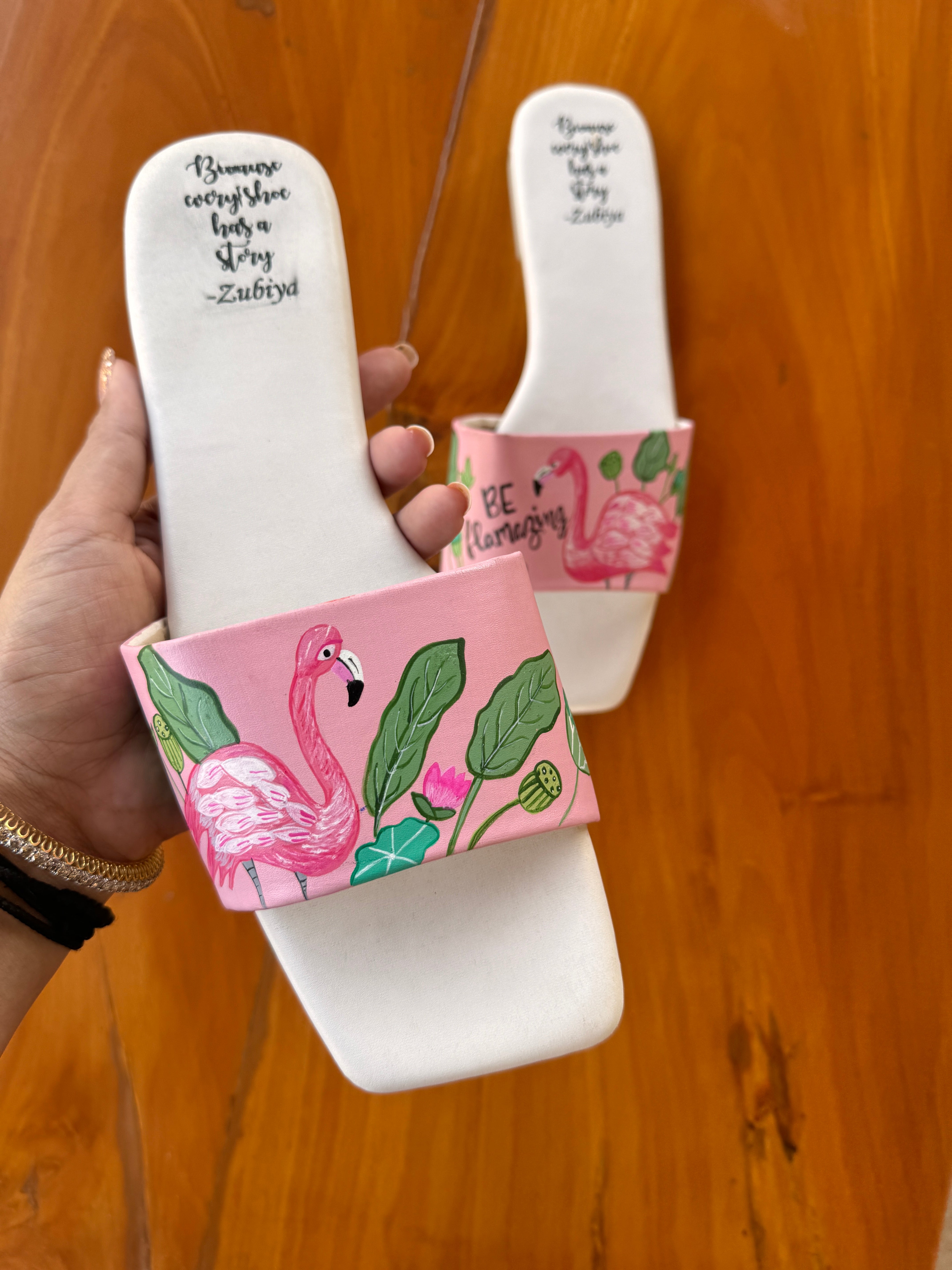 Flamingo slides
