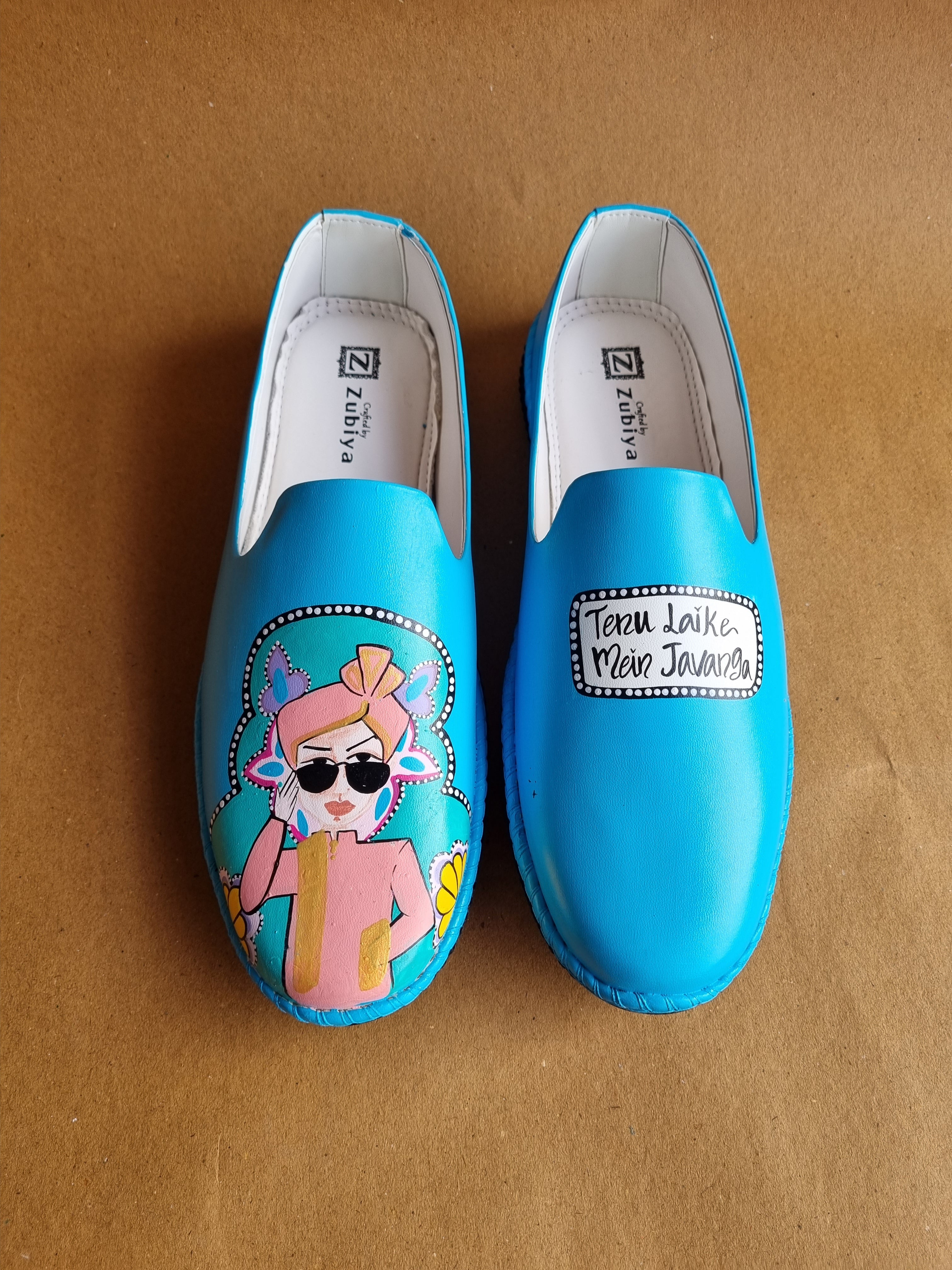 Sky blue dulha mojris