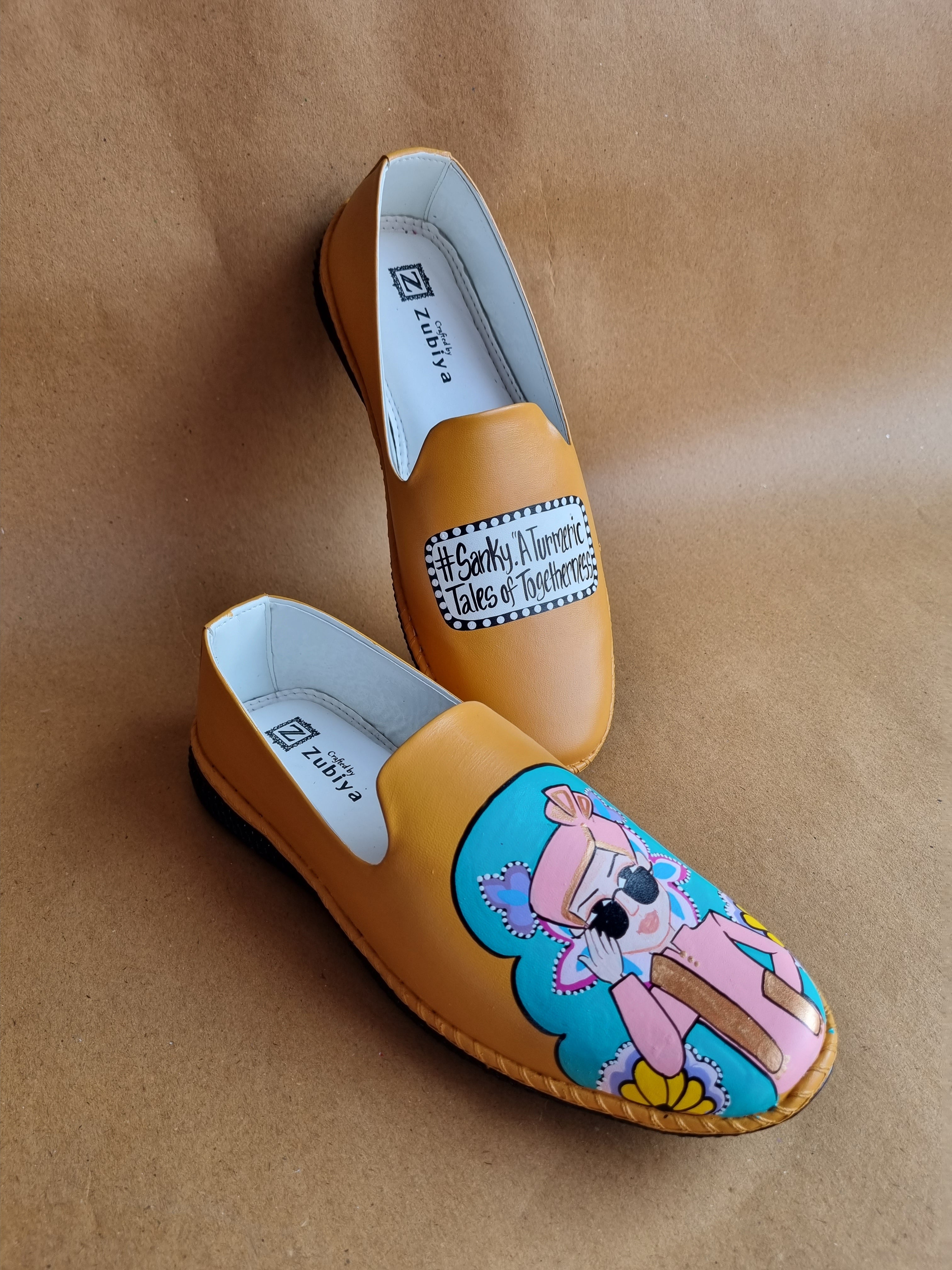 mens mustard swag dulha mojris