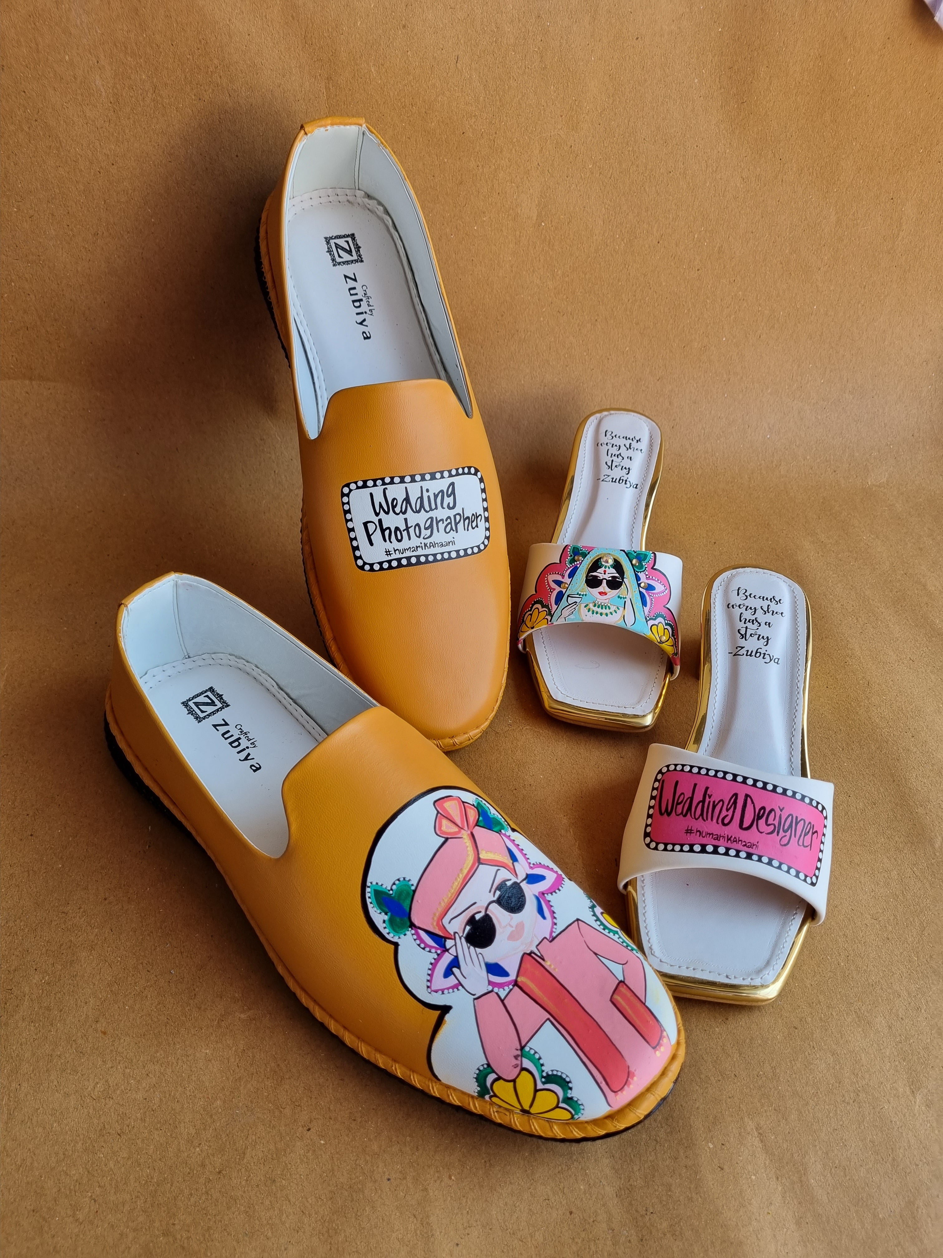 Custom-MOJRI-heels couple combo