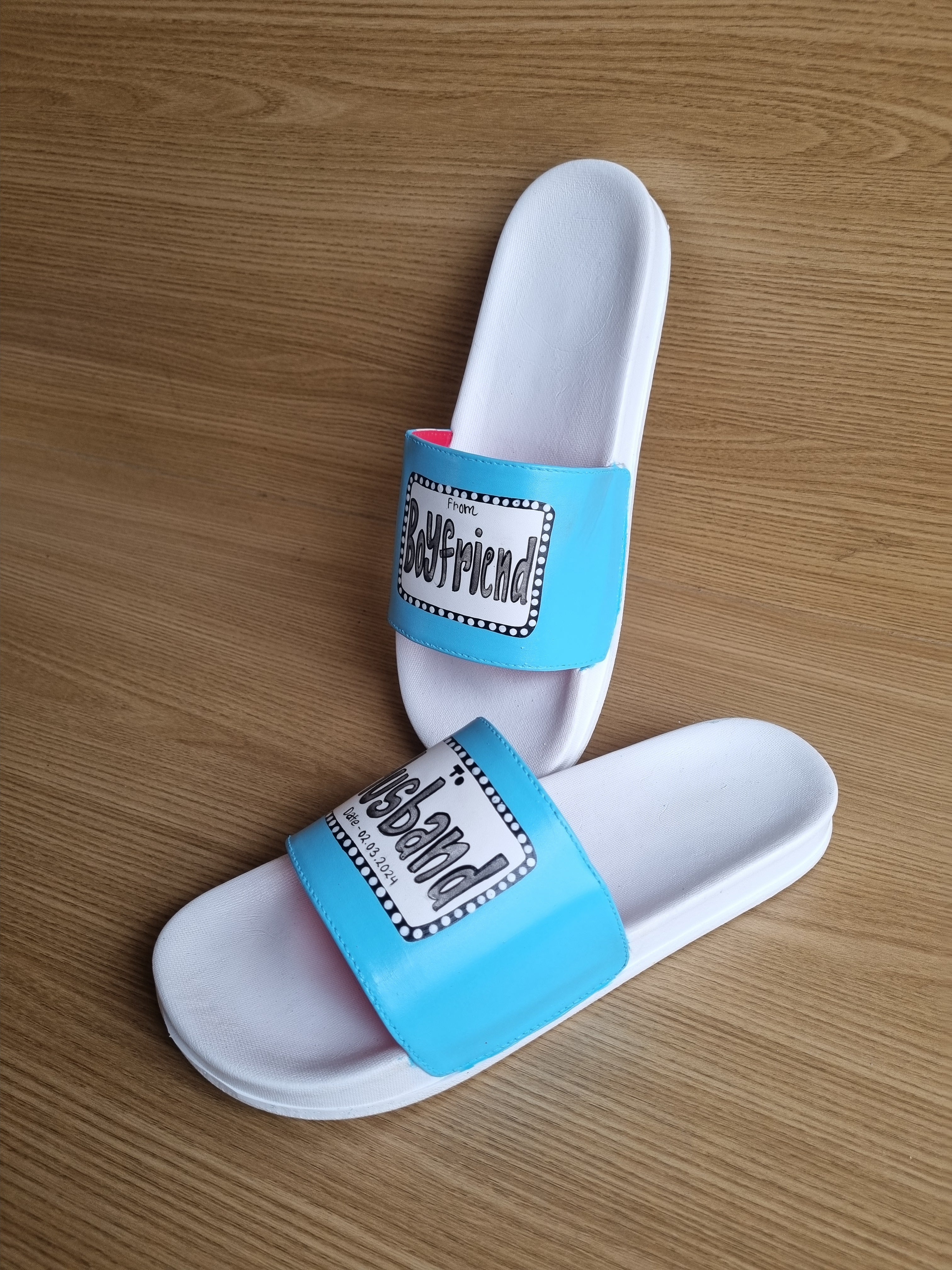 Sky blue from boyfriend slides