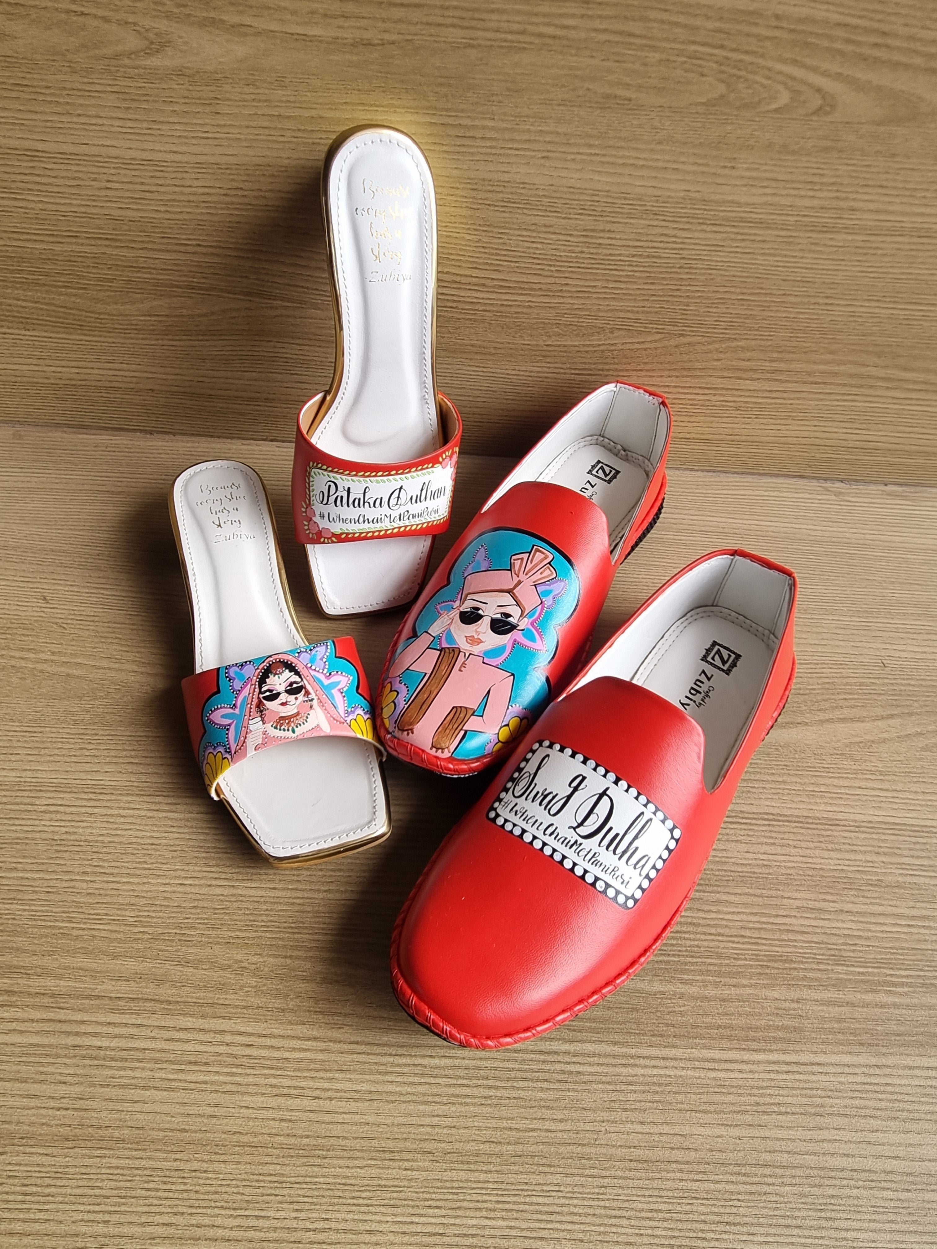 Red swag couple combo