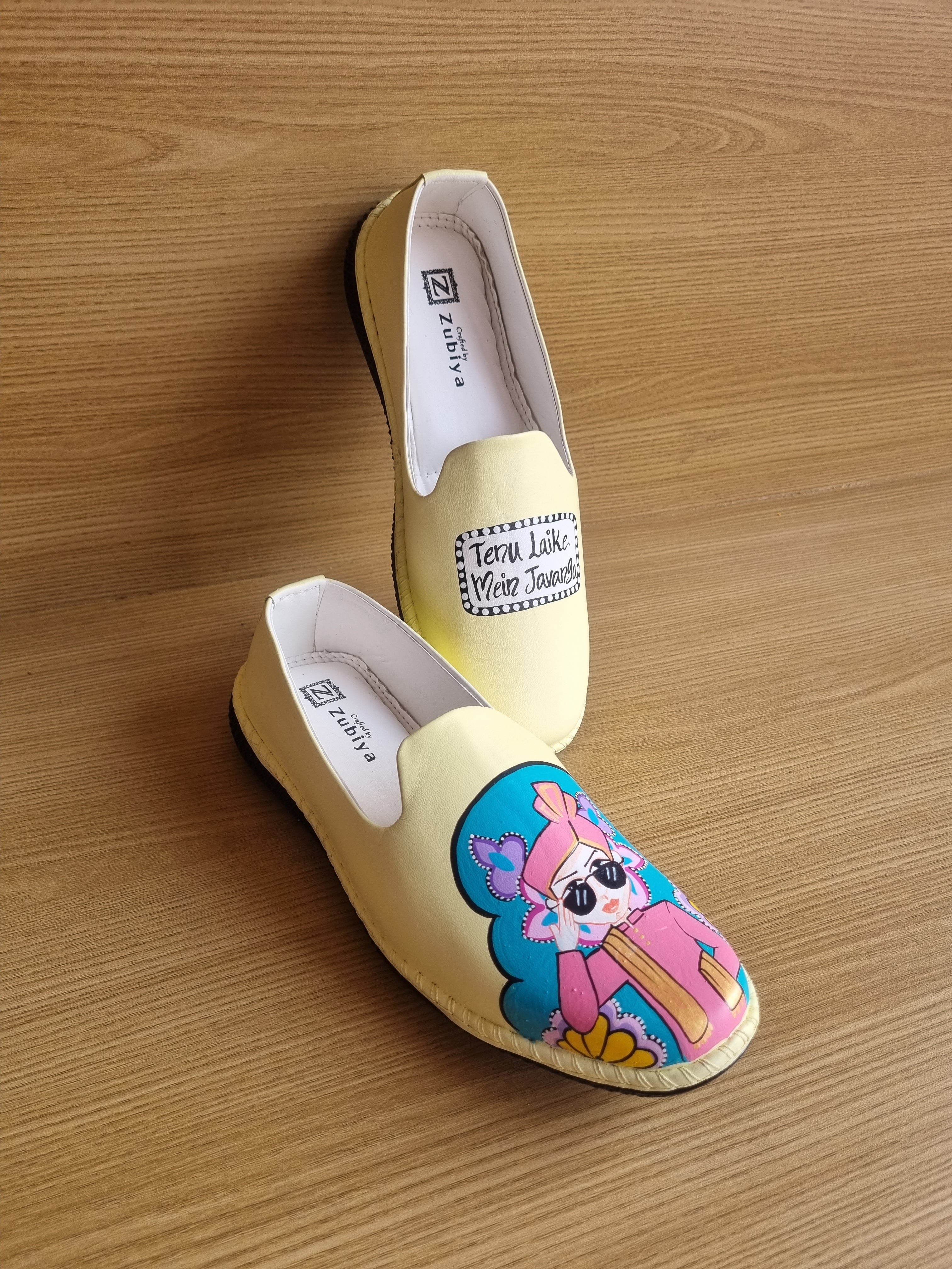 lime yellow tenu laike dulha mojris