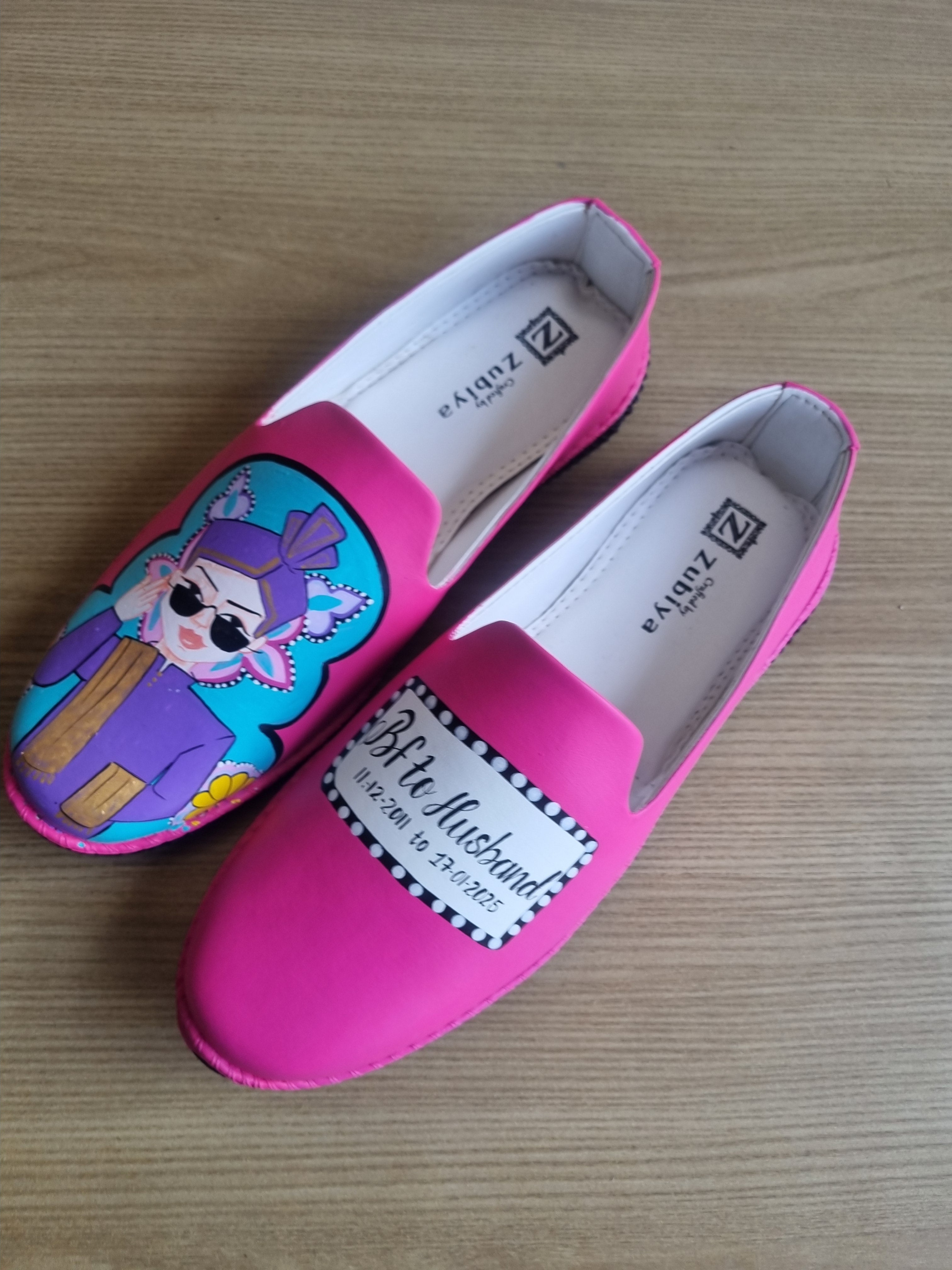 Hot pink 3”inch heels- mens mojri swag couple combo