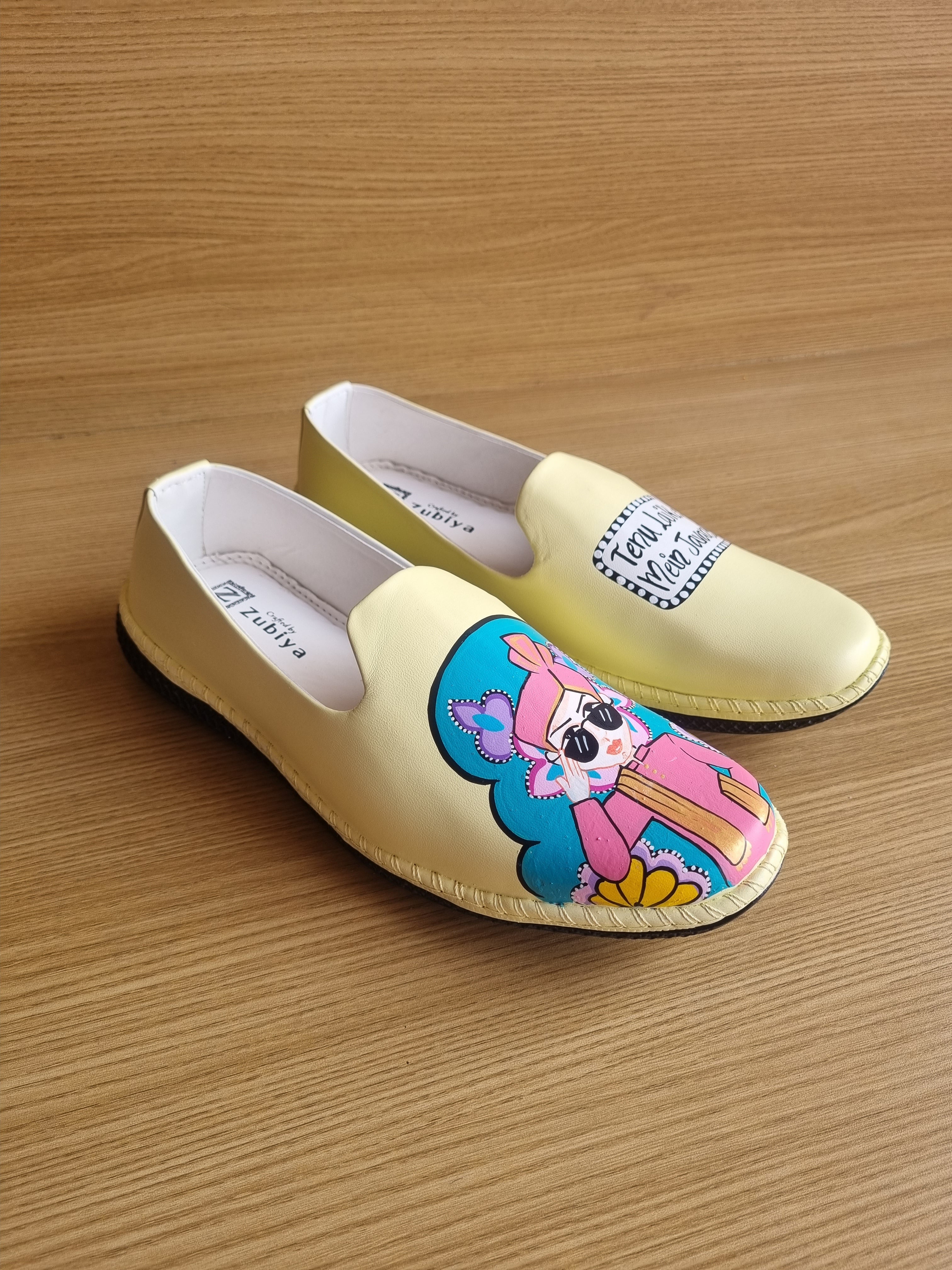 lime yellow tenu laike dulha mojris