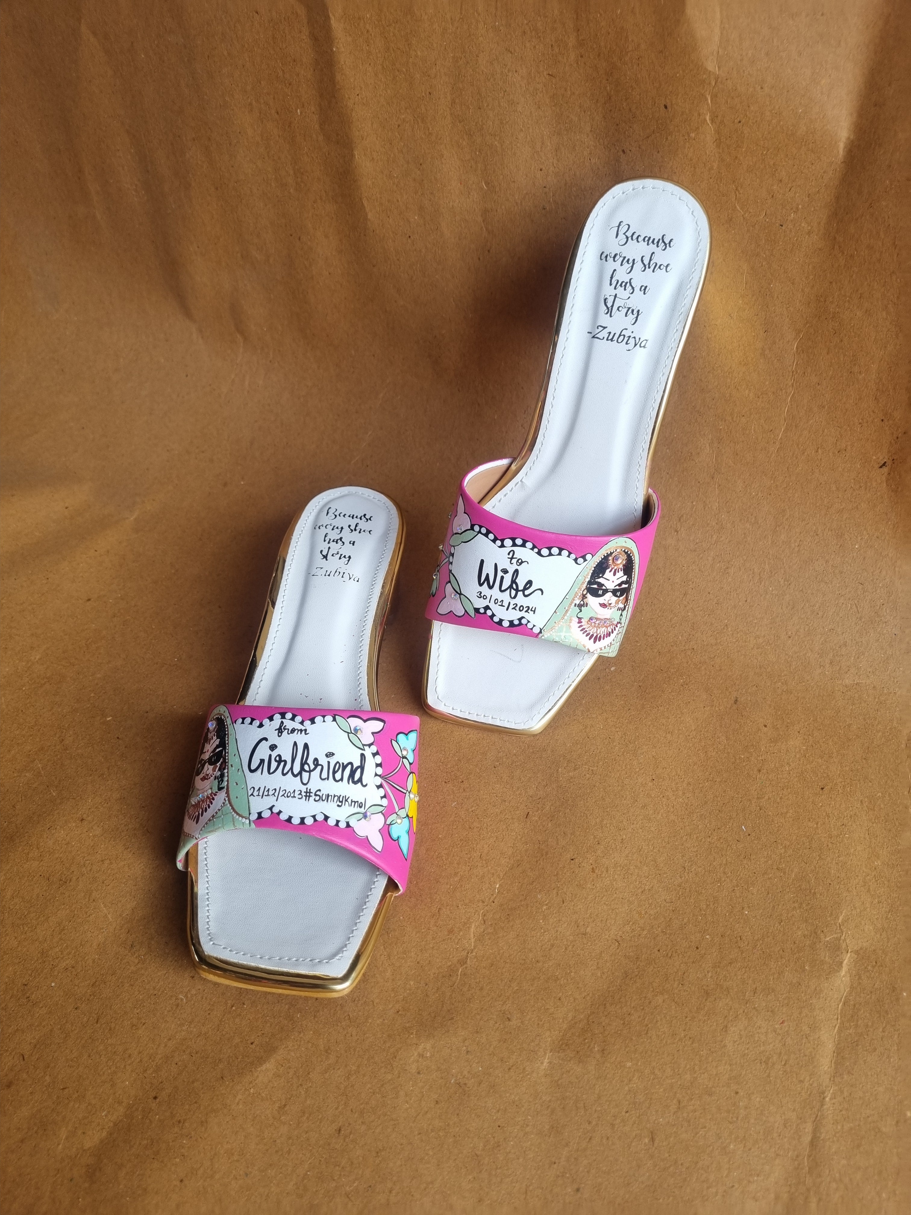 From Girlfriend- To Wife pink Heels