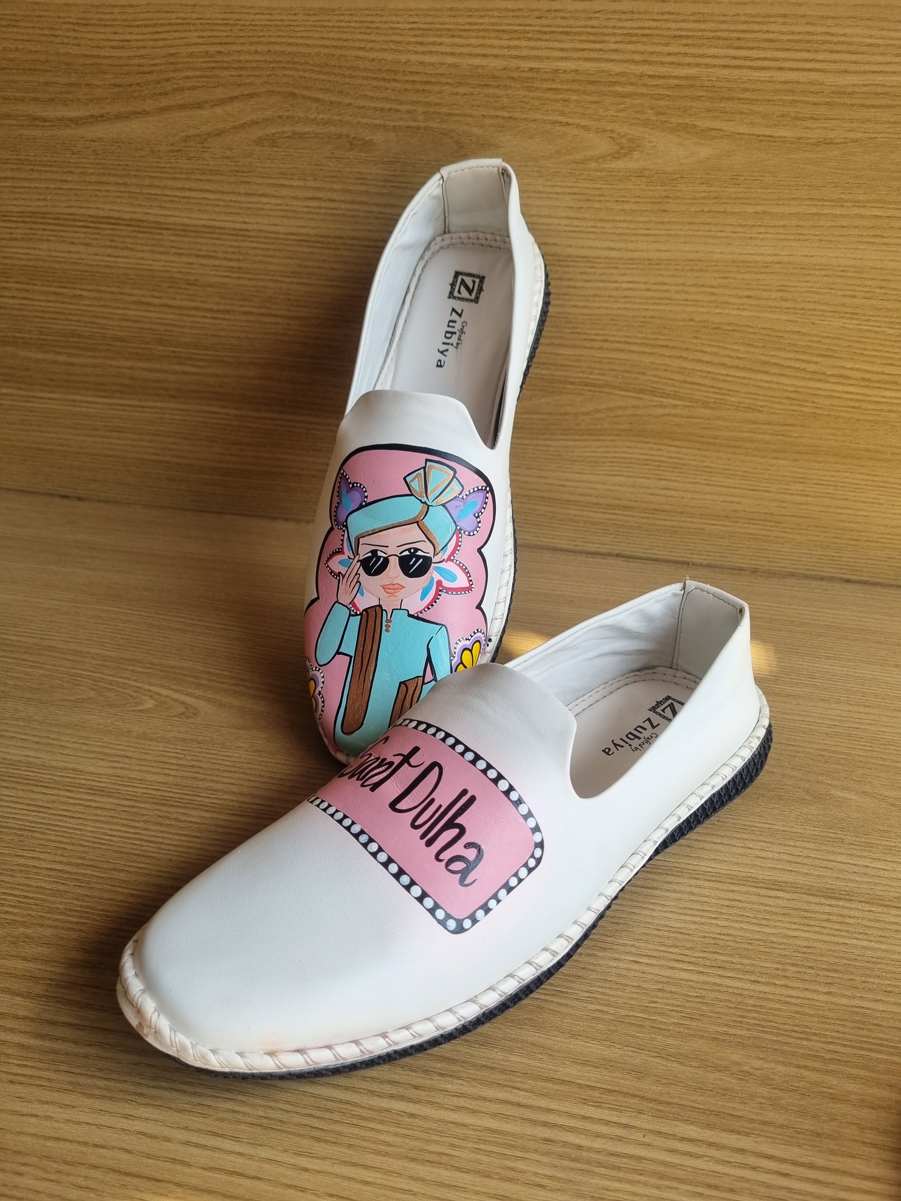 White - baby pink swag couple combo