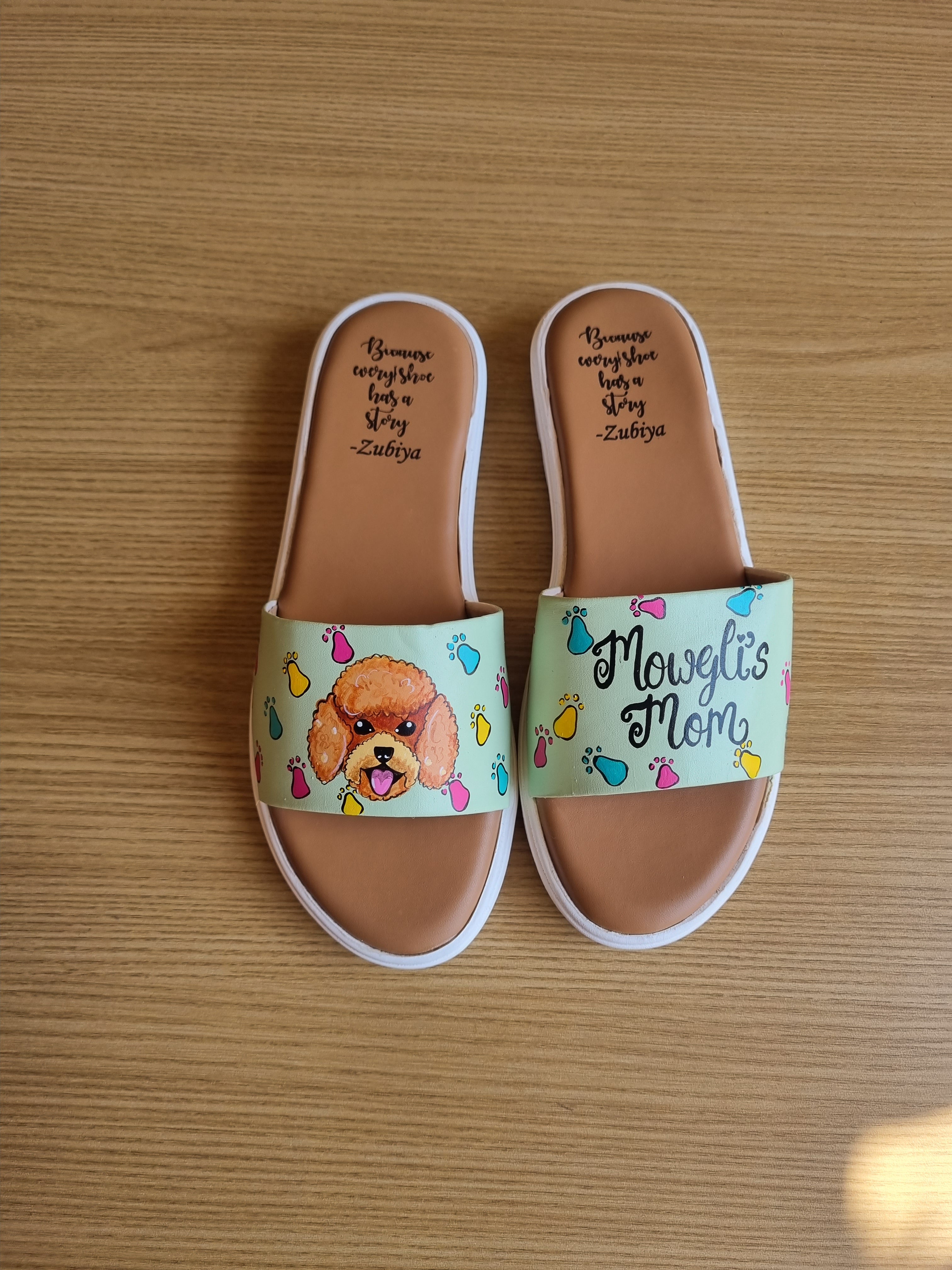 Doggy slides with custom name