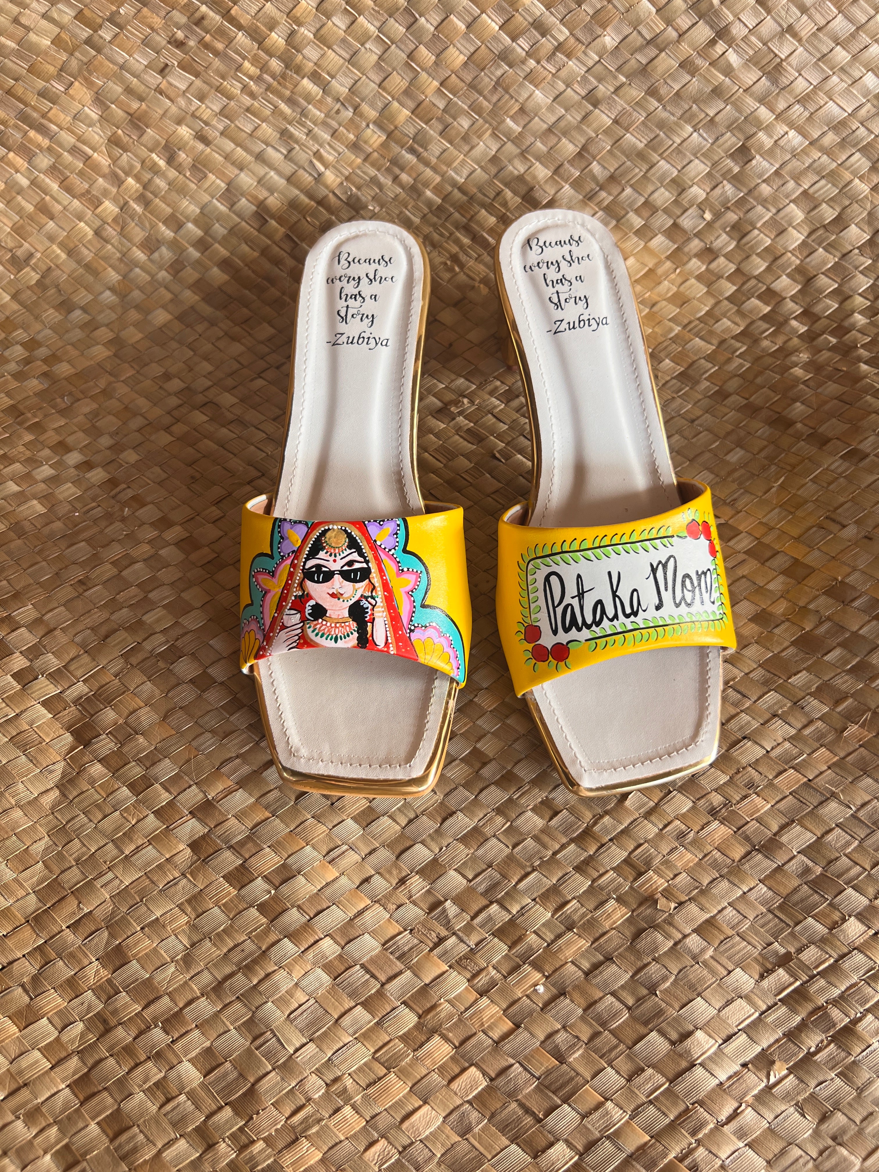 Pataka mom Artwork Heels