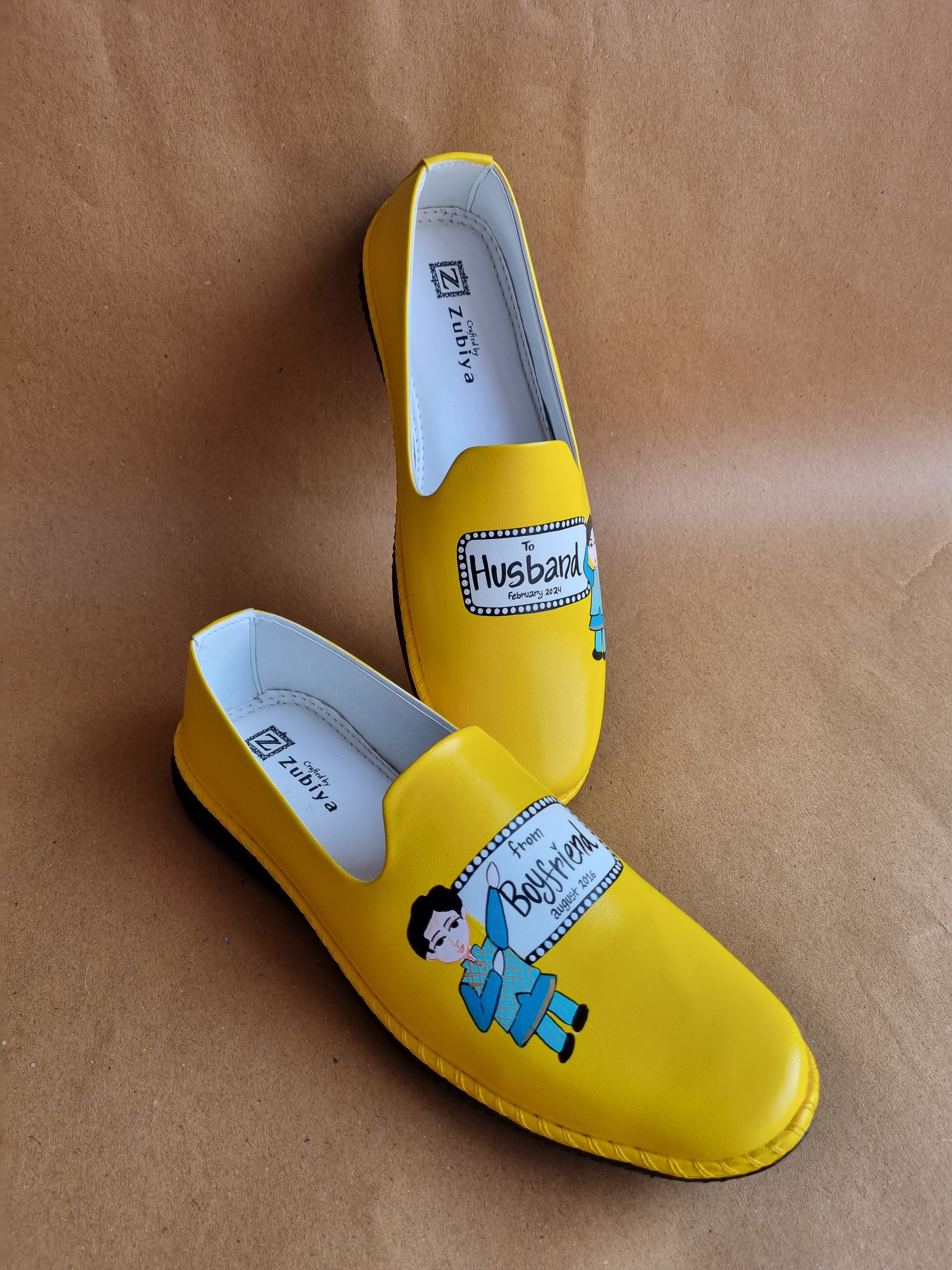 Yellow both side dulha mojris