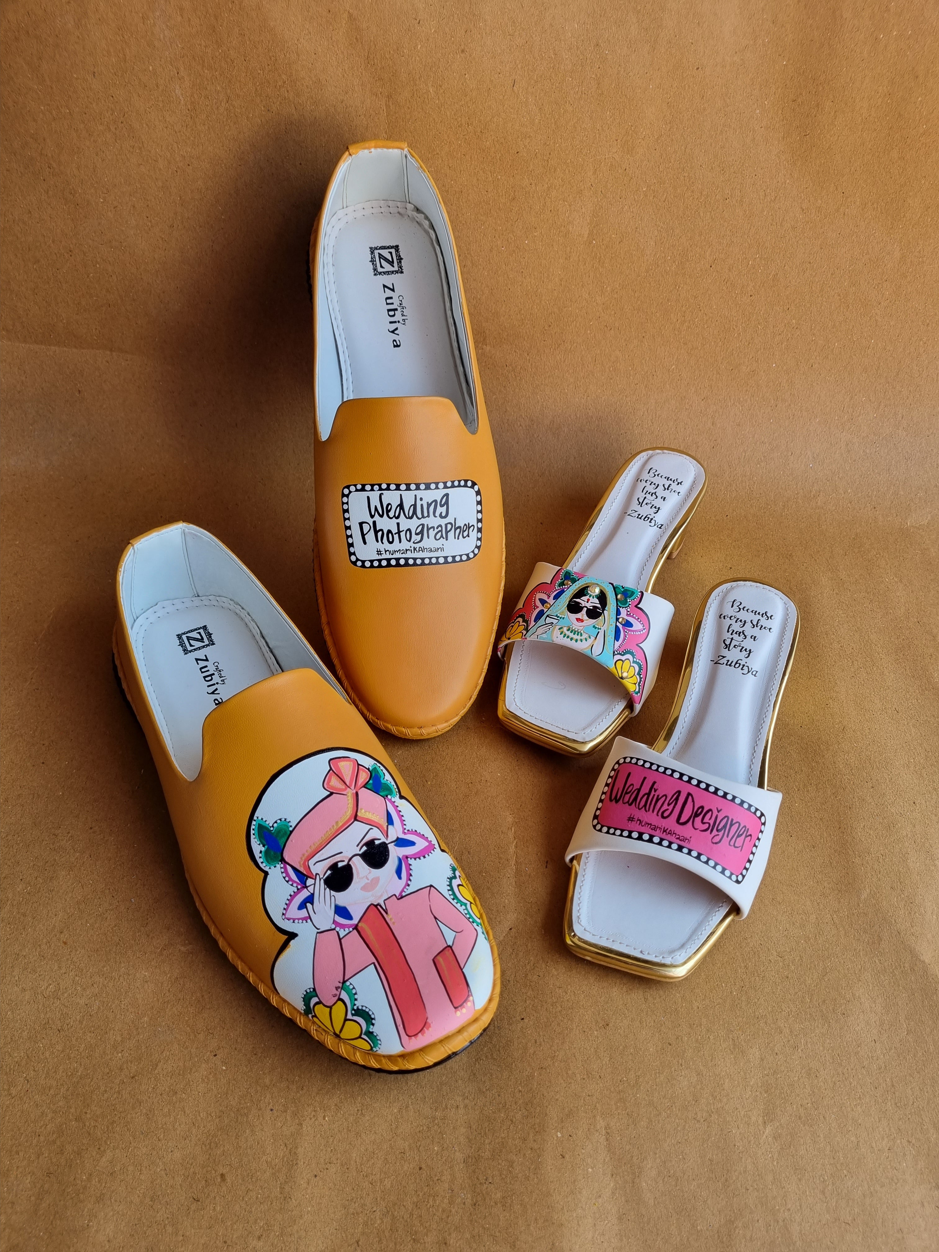 Custom-MOJRI-heels couple combo