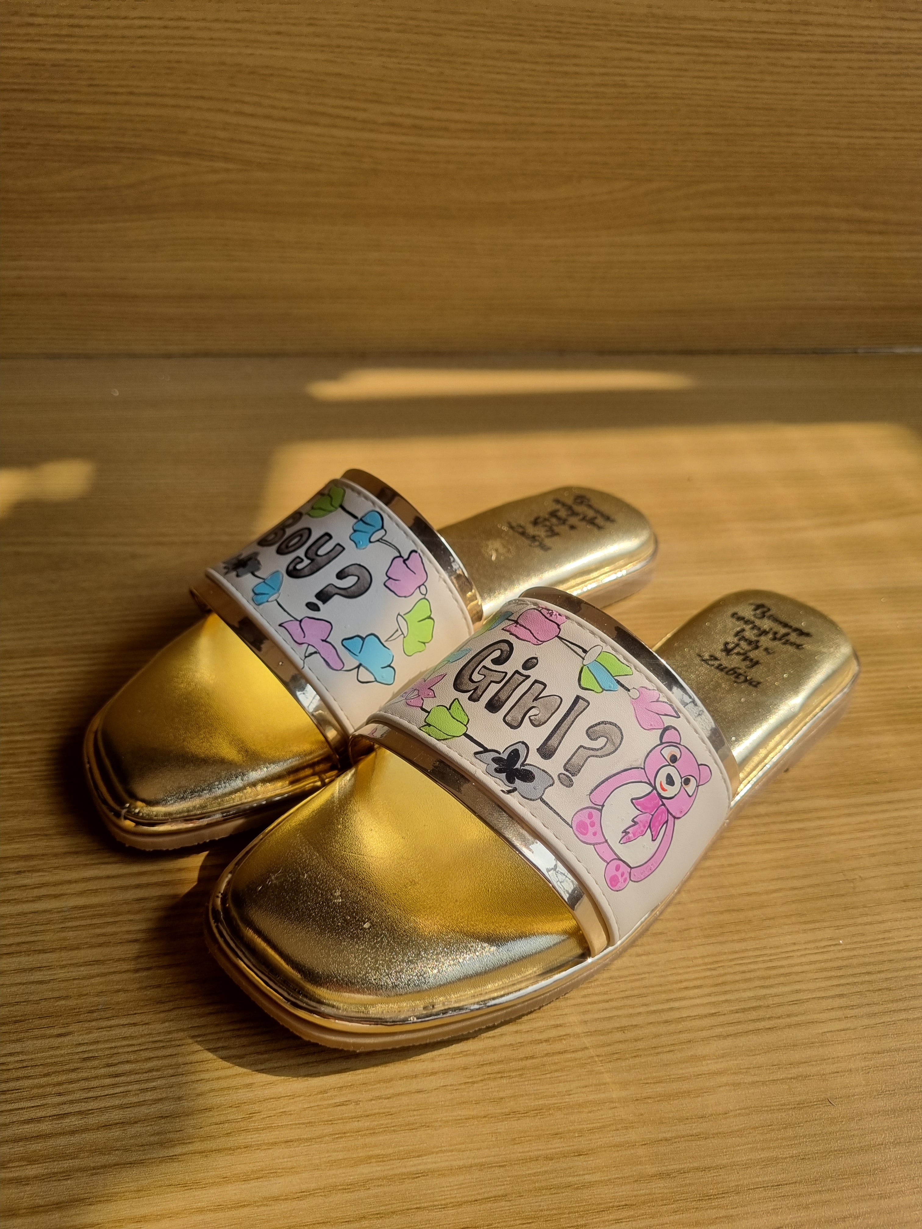 Boy? Or girl? Baby shower slides