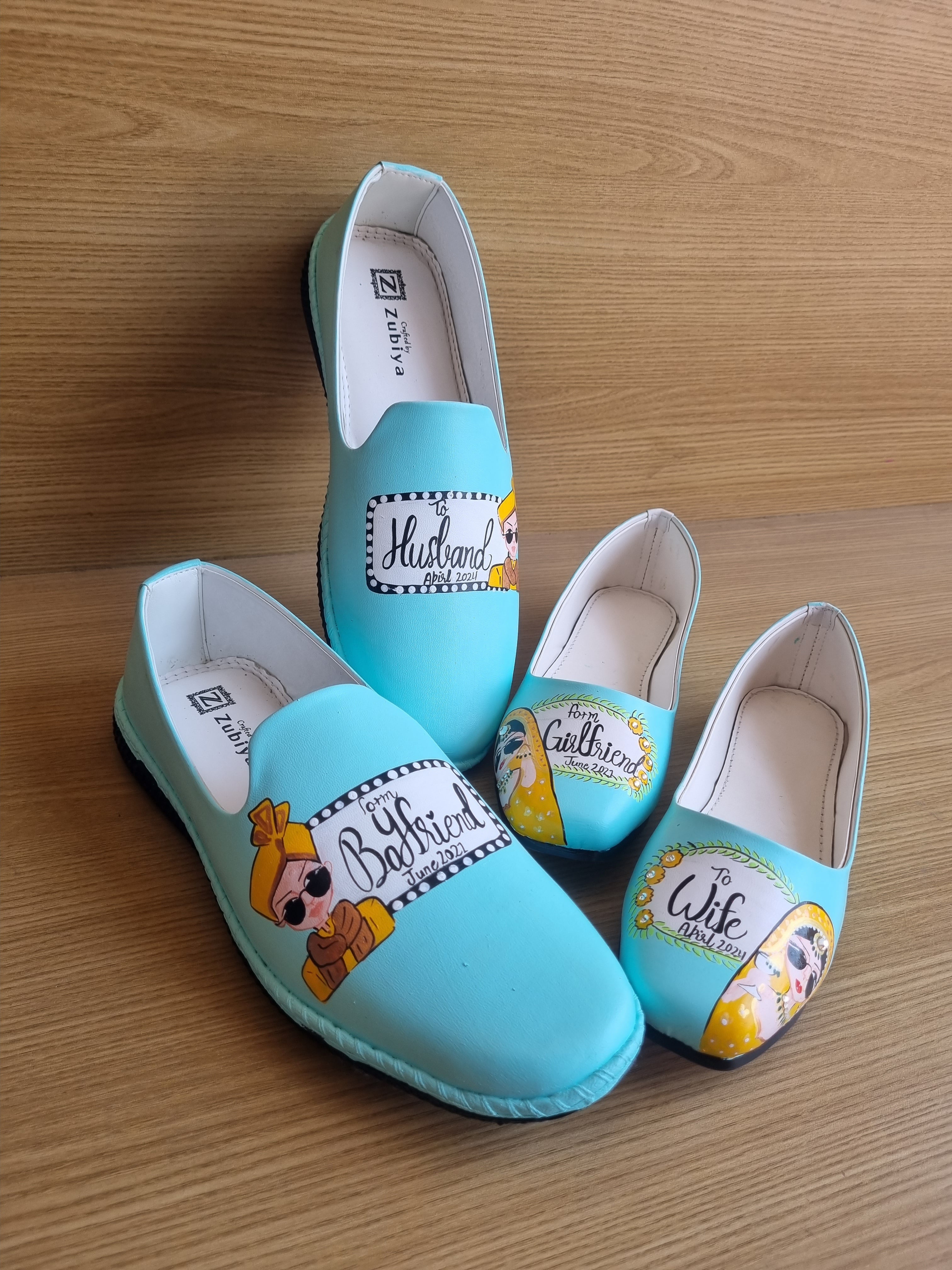 Aqua blue jutti MOJRI combo