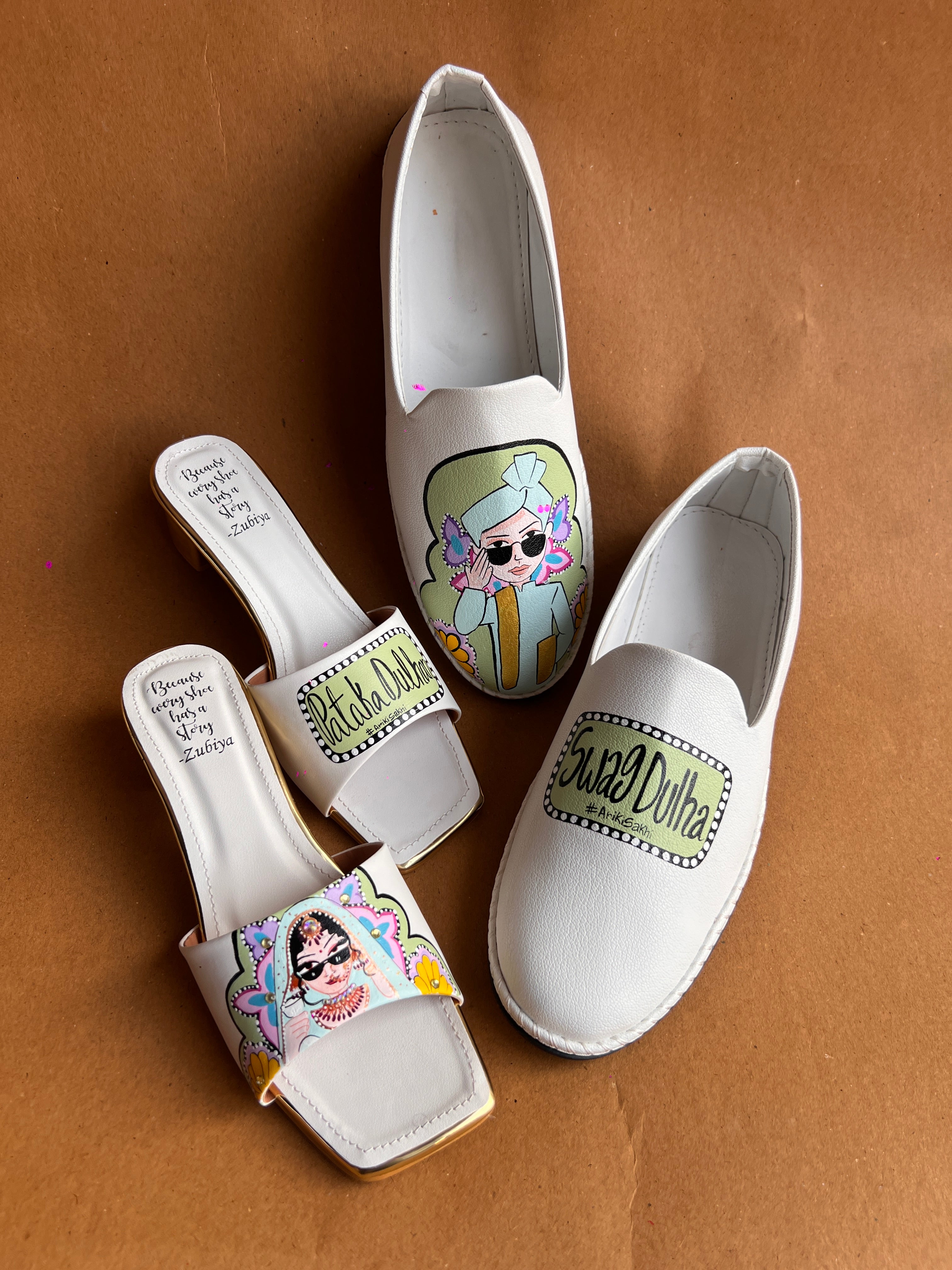 Pista-white swag couple combo