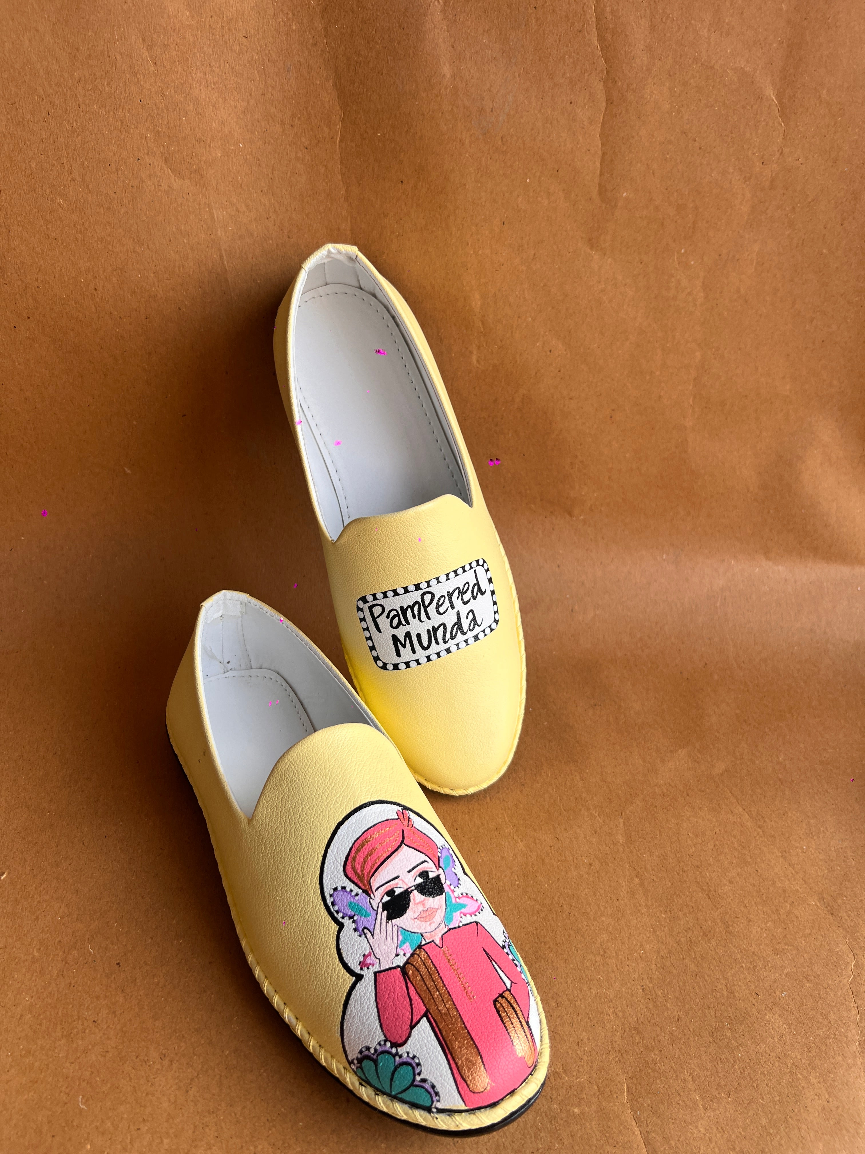 Latte yellow dulha mojirs